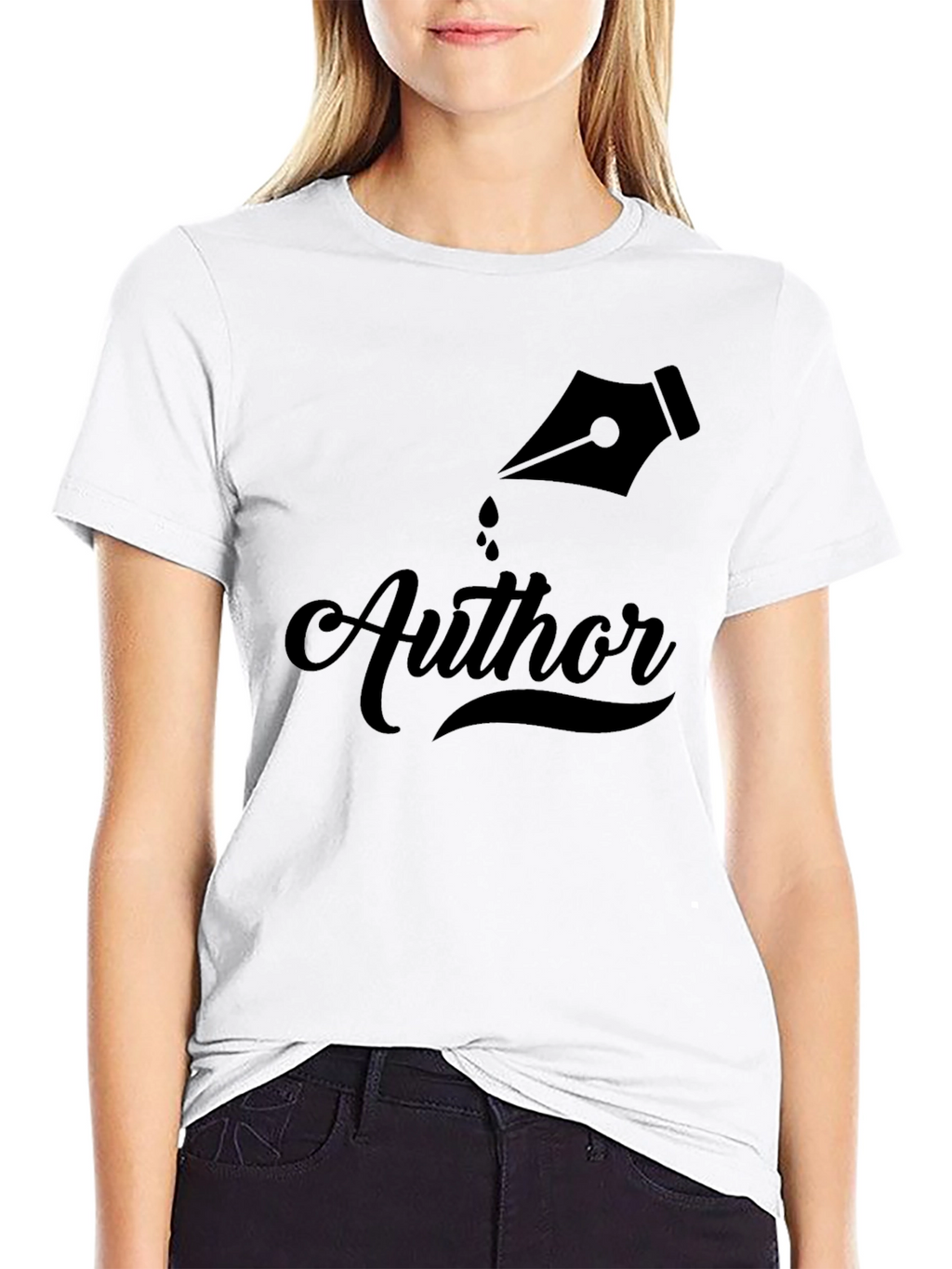 Author Graphic Tee - Black T-Shirt