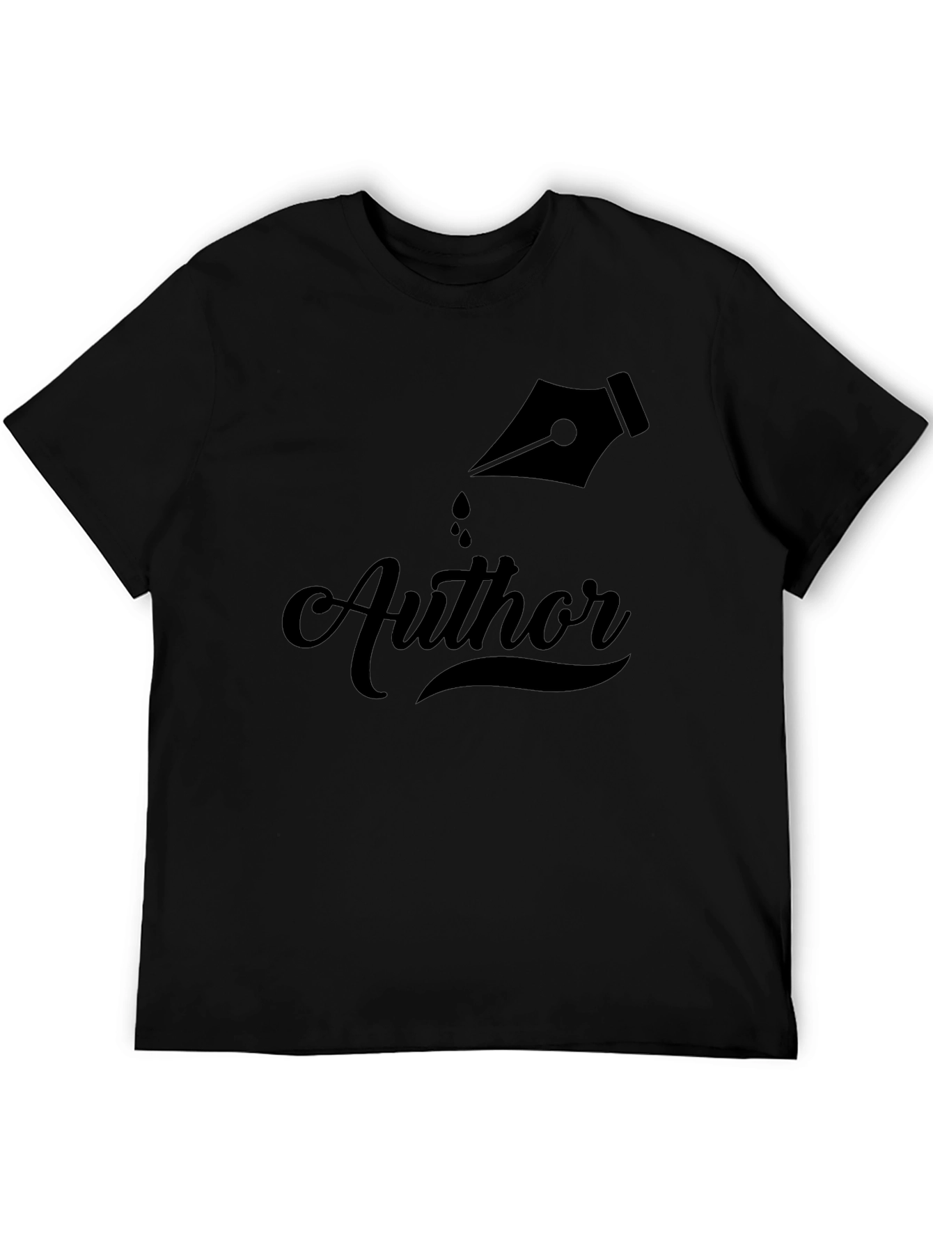 Author Graphic Tee - Black T-Shirt