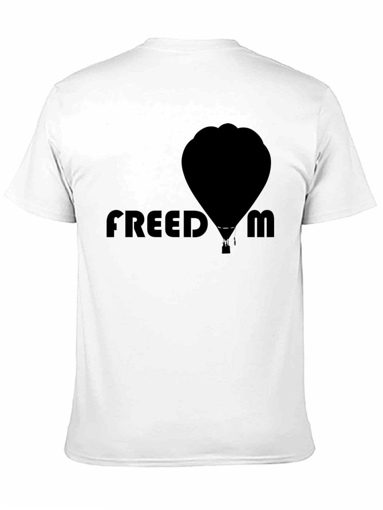 Freedom Hot Air Balloon Graphic T-Shirt