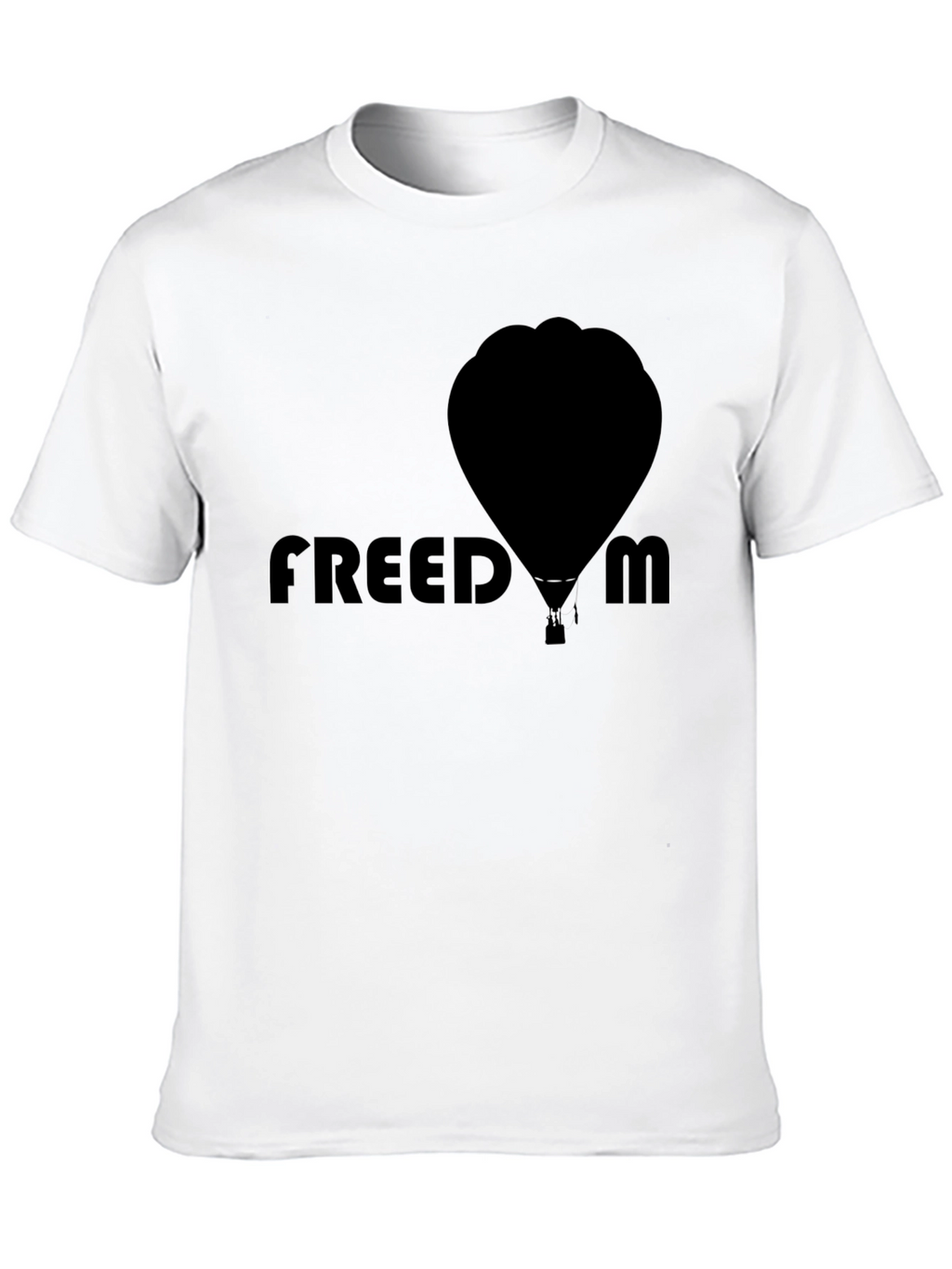 Freedom Hot Air Balloon Graphic T-Shirt