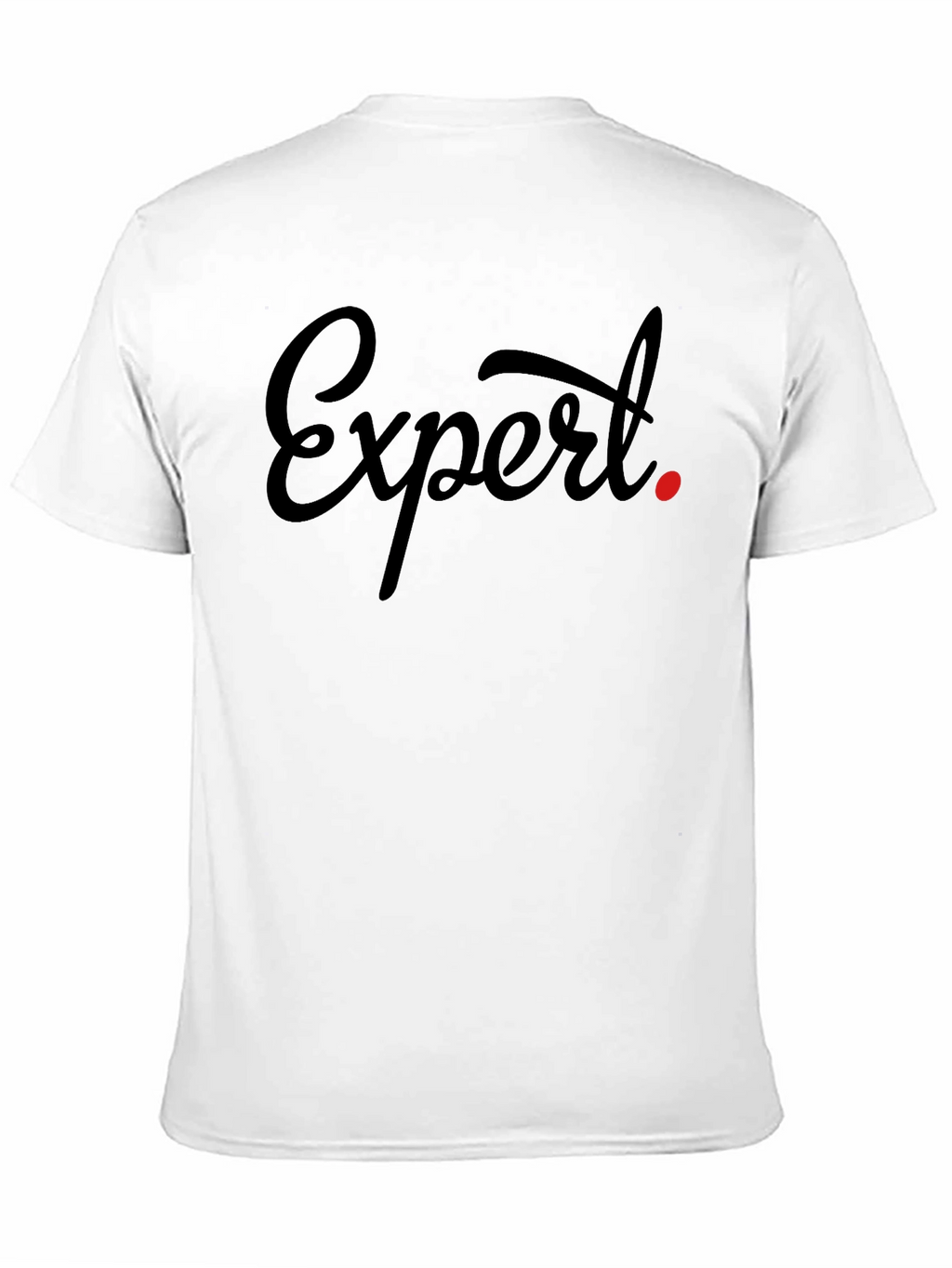 Expert Tee - Stylish Black Graphic T-Shirt
