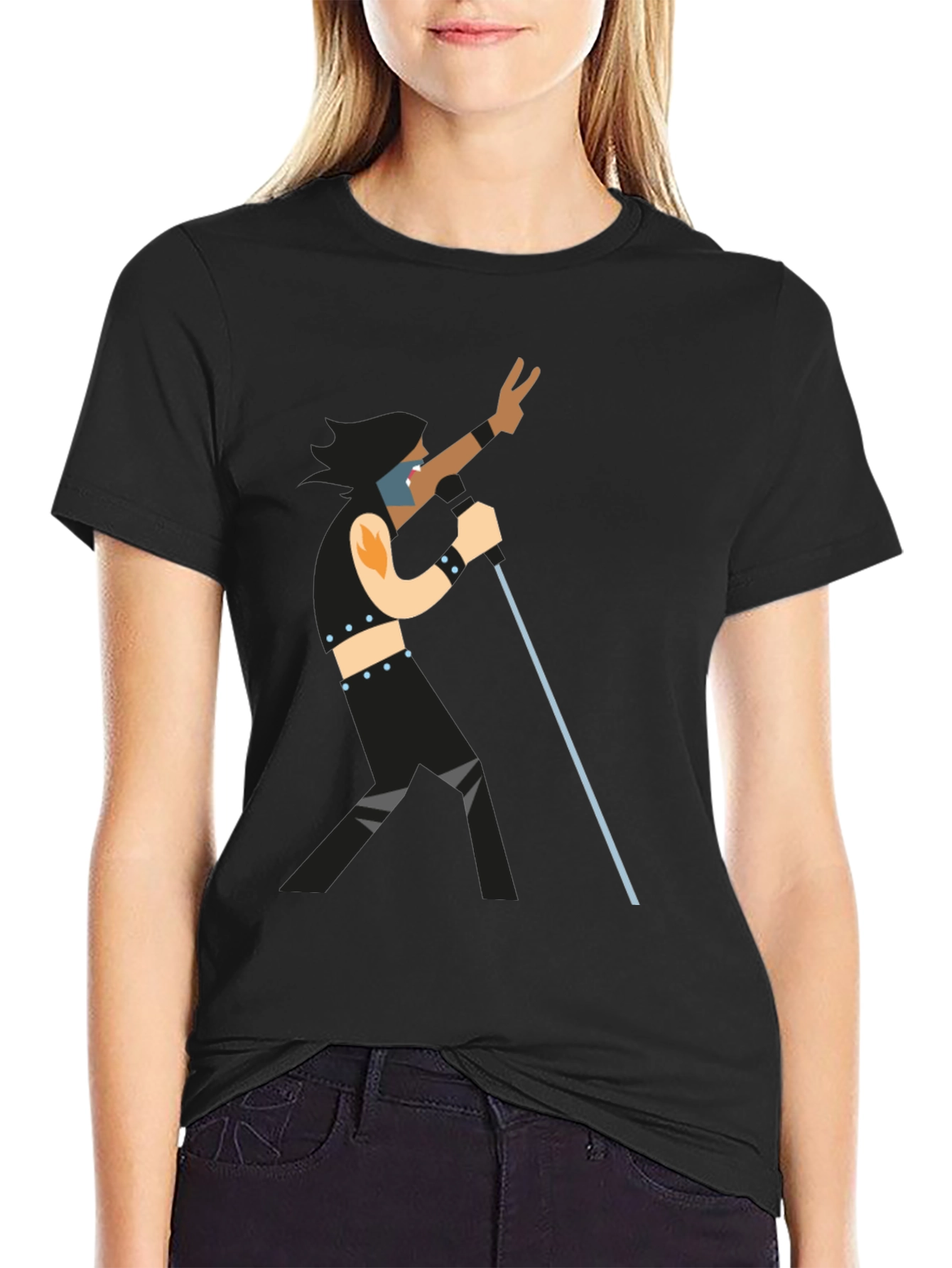 Retro Rocker Graphic T-Shirt