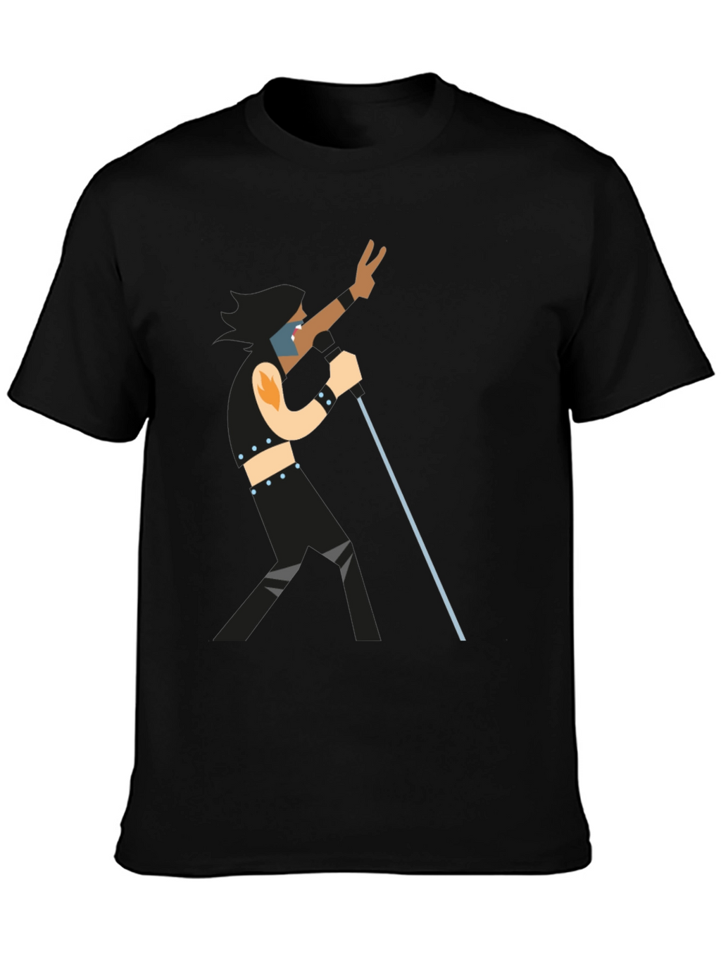Retro Rocker Graphic T-Shirt