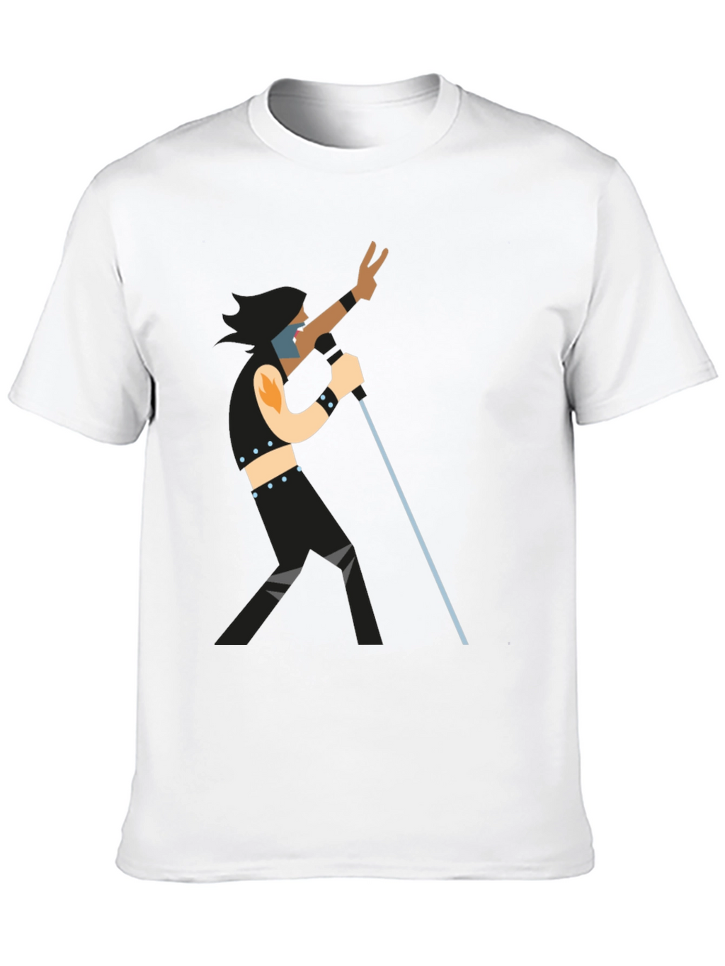 Retro Rocker Graphic T-Shirt