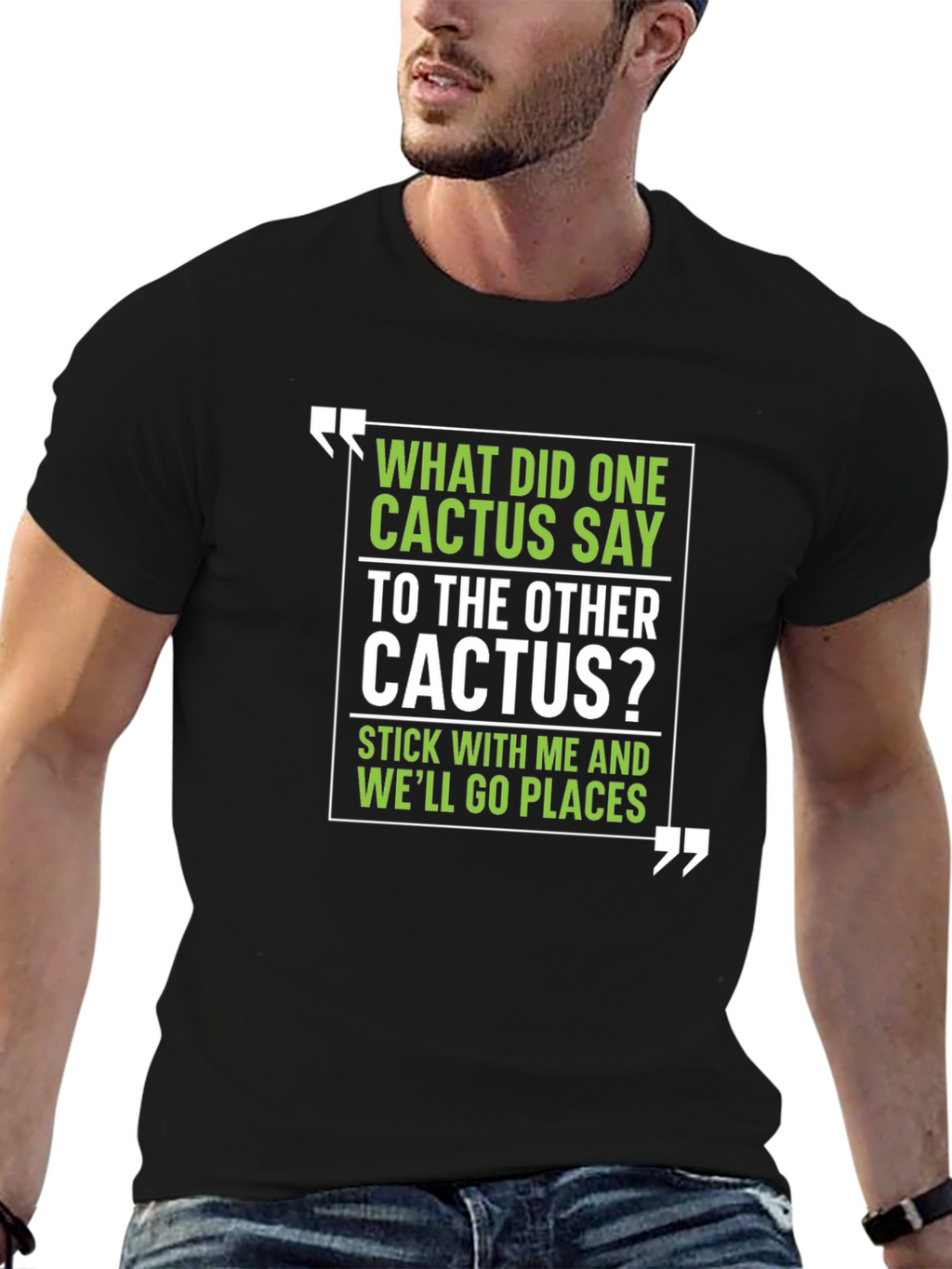 Cactus Puns T-Shirt - Humorous Graphic Tee
