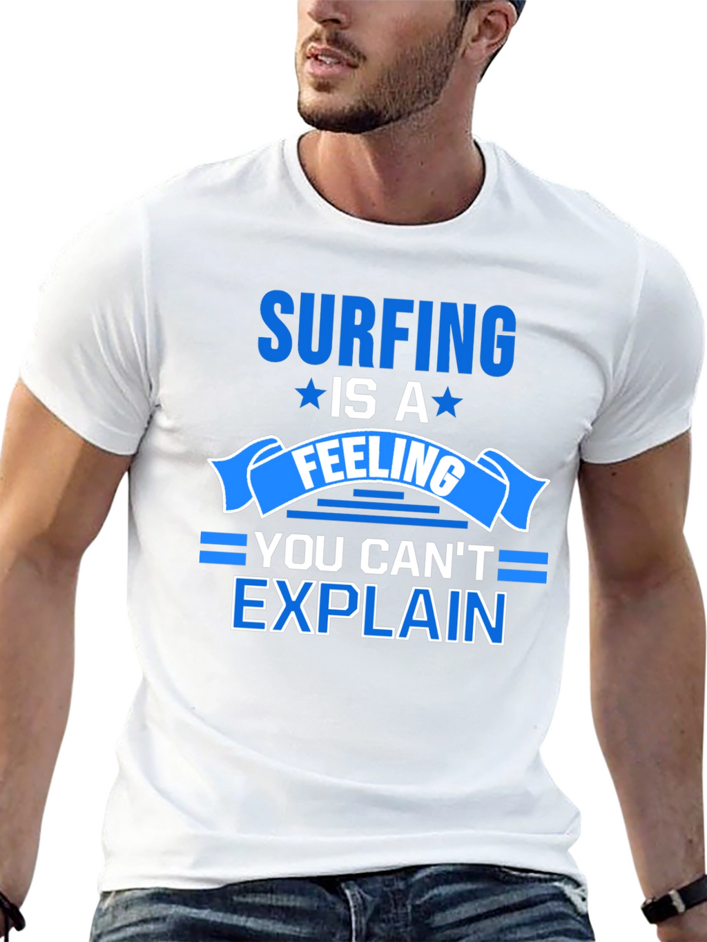Surfing Feeling Graphic Tee | Mens T-Shirt
