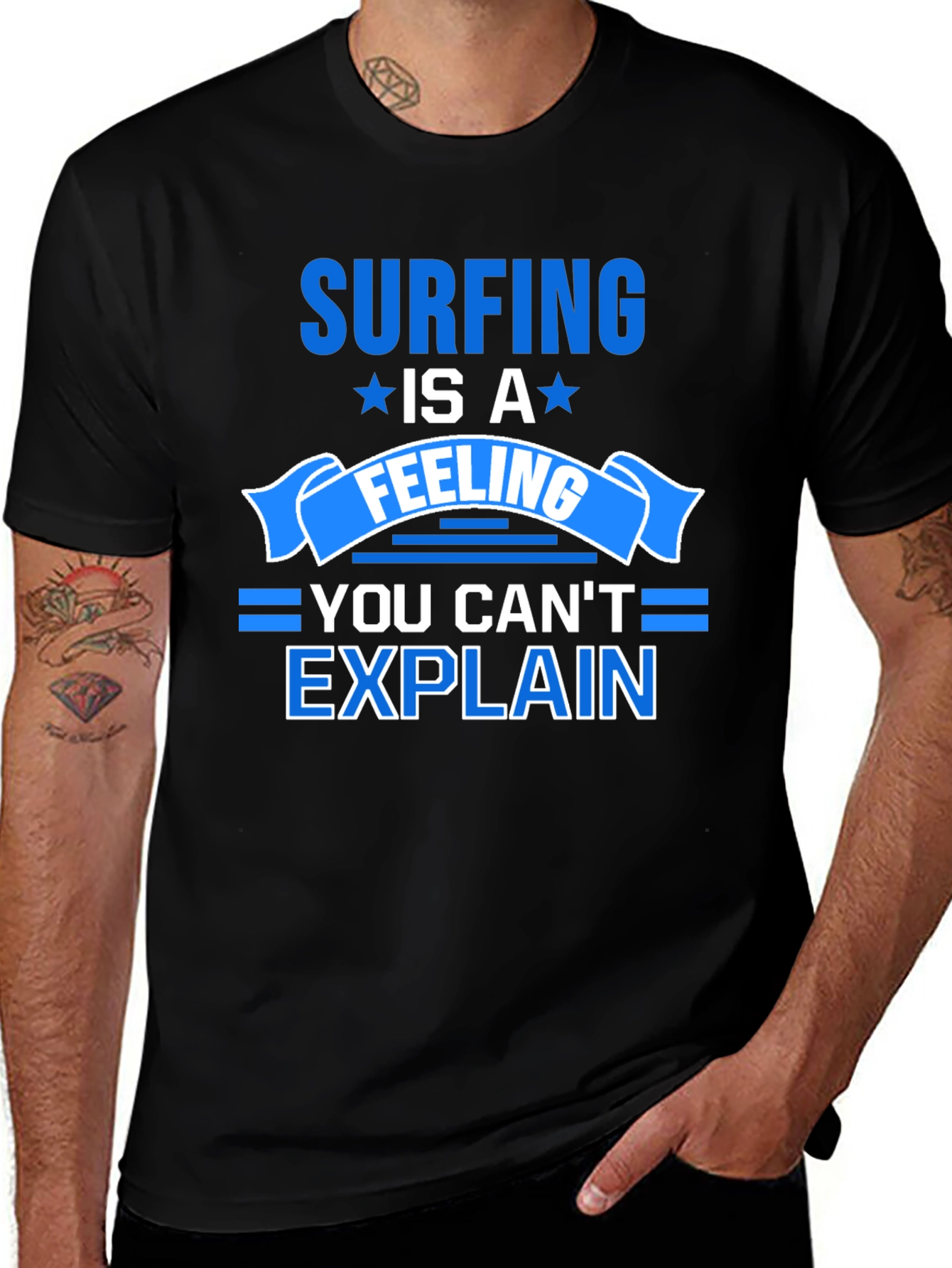 Surfing Feeling Graphic Tee | Mens T-Shirt