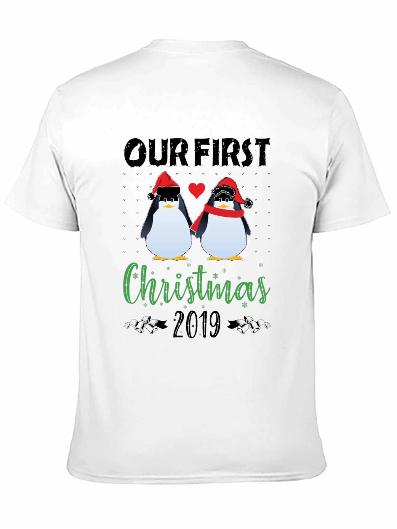 Our First Christmas 2019 Penguin Graphic Tee