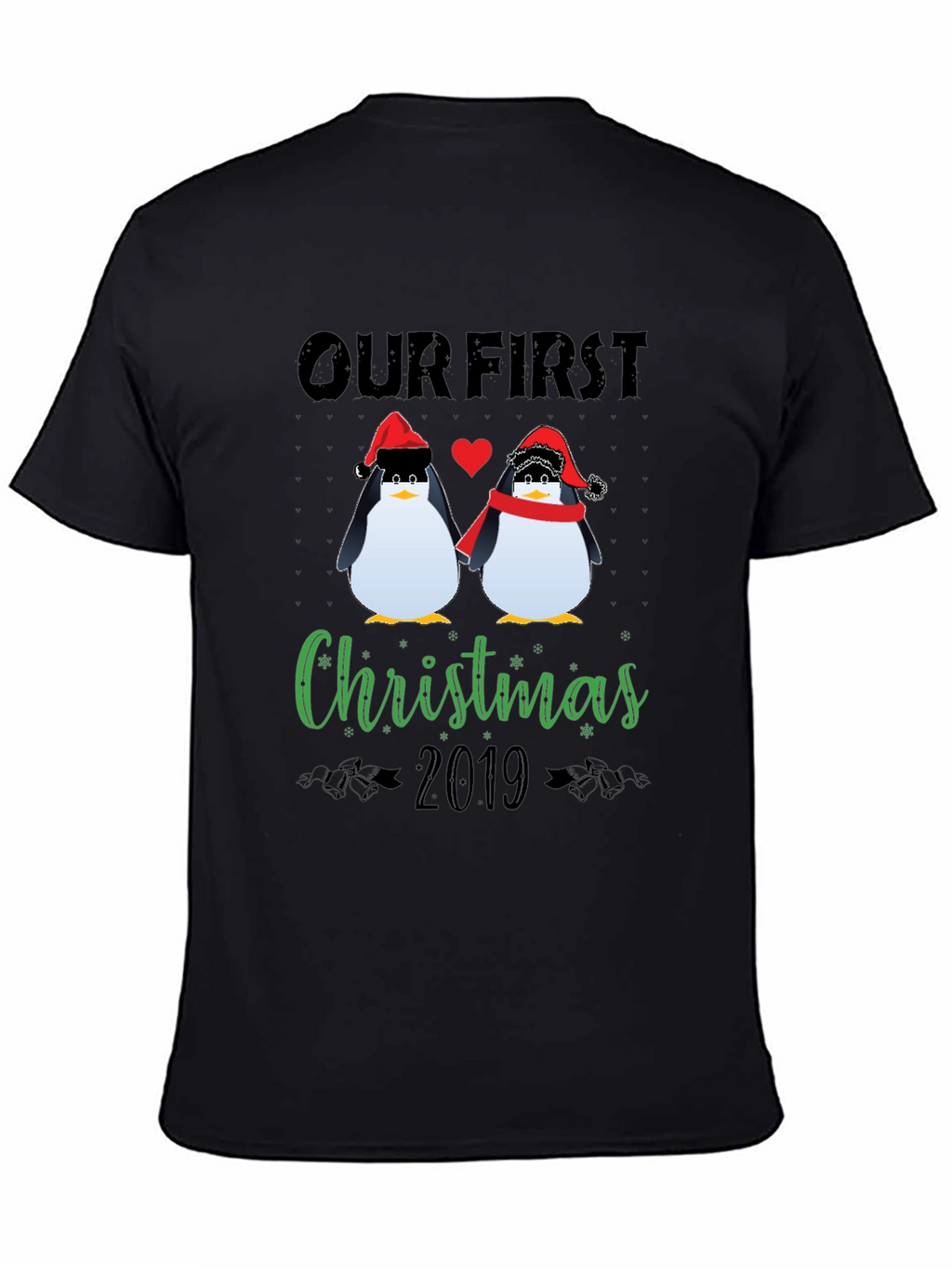 Our First Christmas 2019 Penguin Graphic Tee