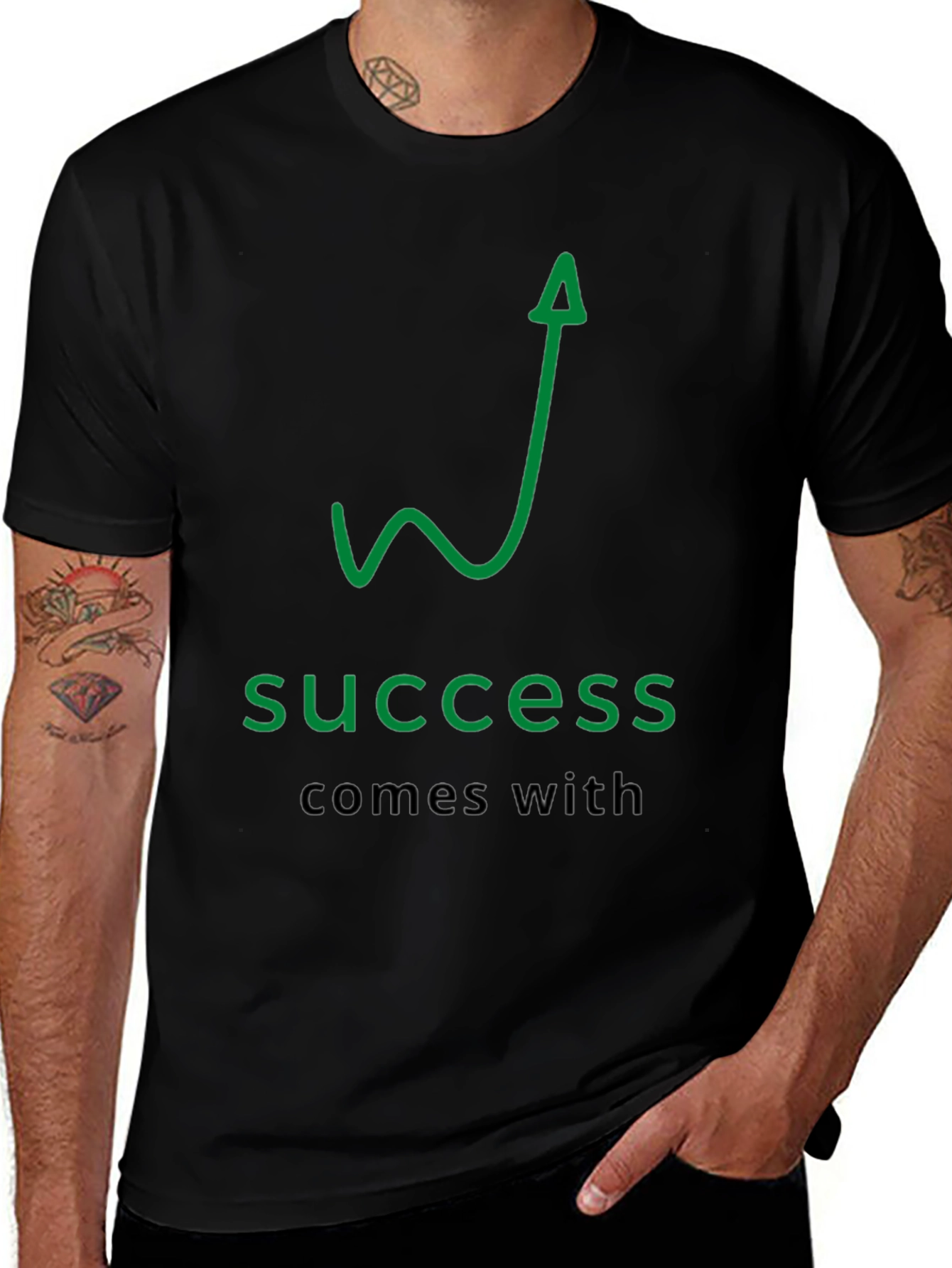 Success Arrow Graphic T-Shirt
