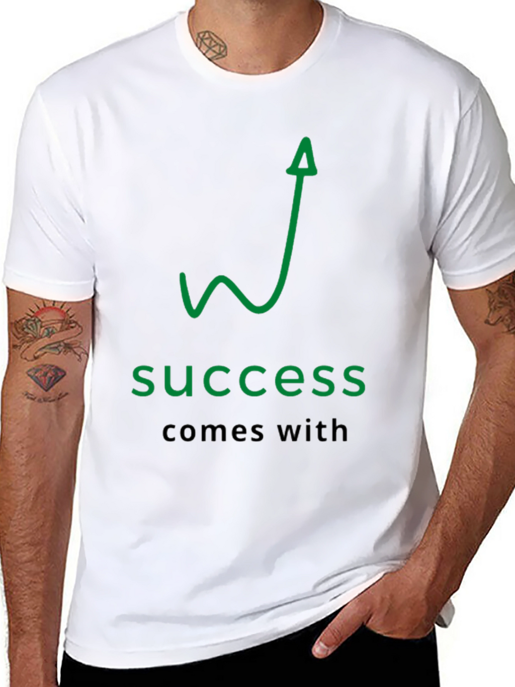 Success Arrow Graphic T-Shirt