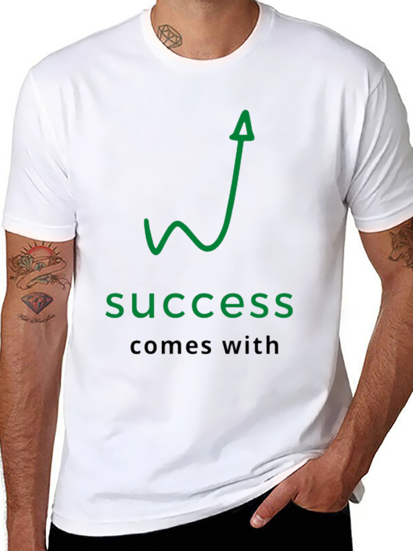 Success Arrow Graphic T-Shirt