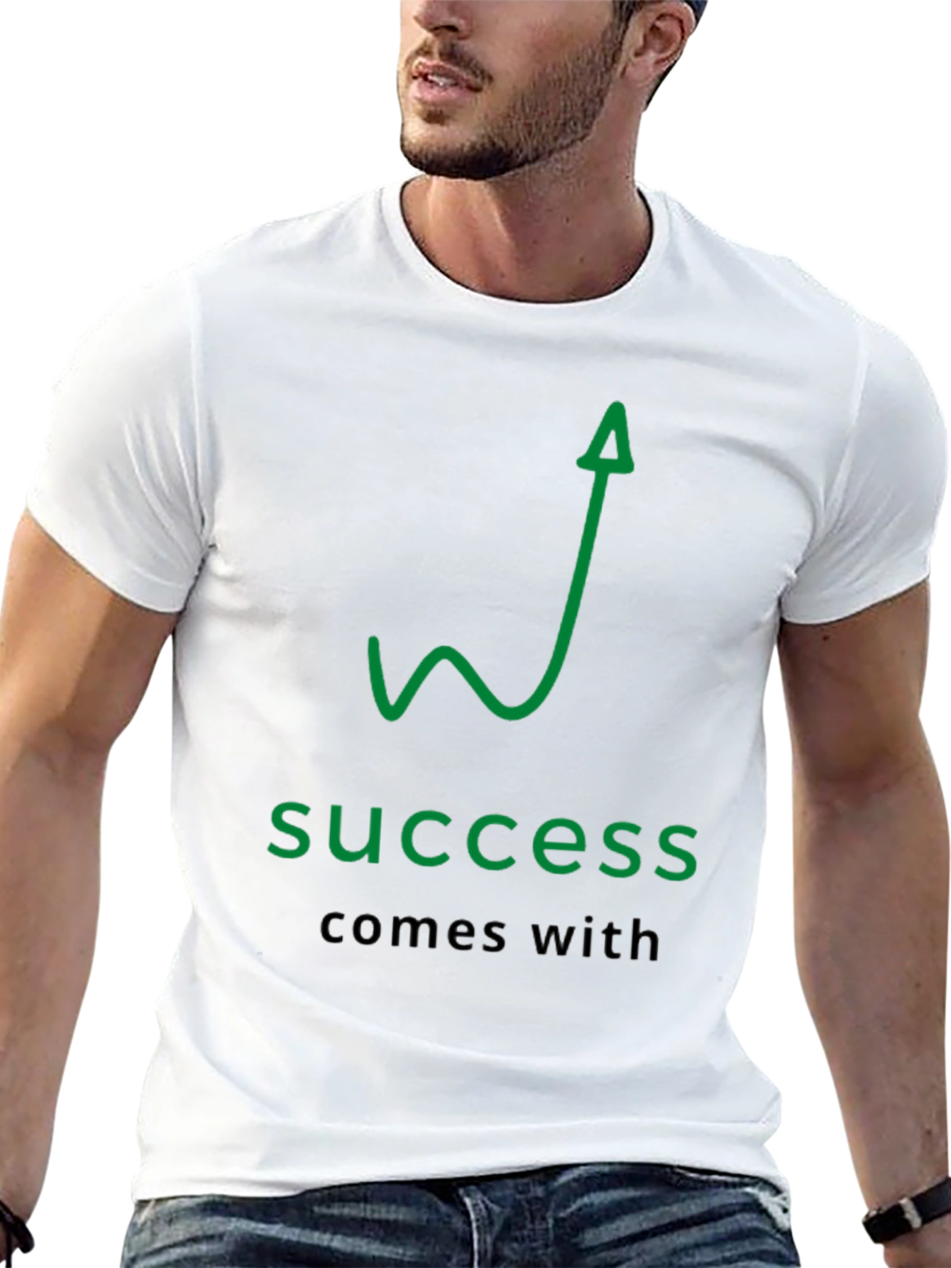 Success Arrow Graphic T-Shirt