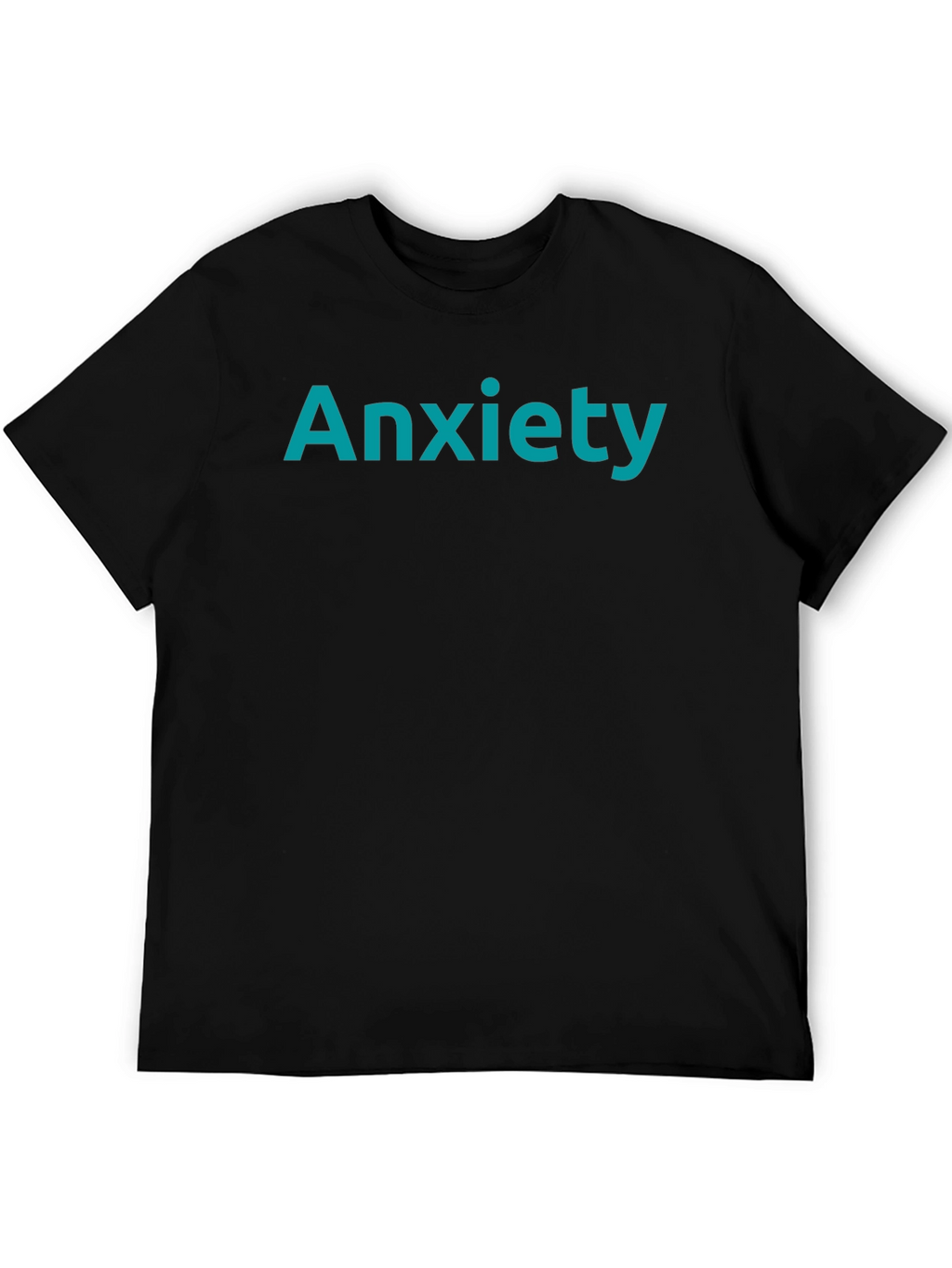 Anxiety Tee - Black Comfort Fit