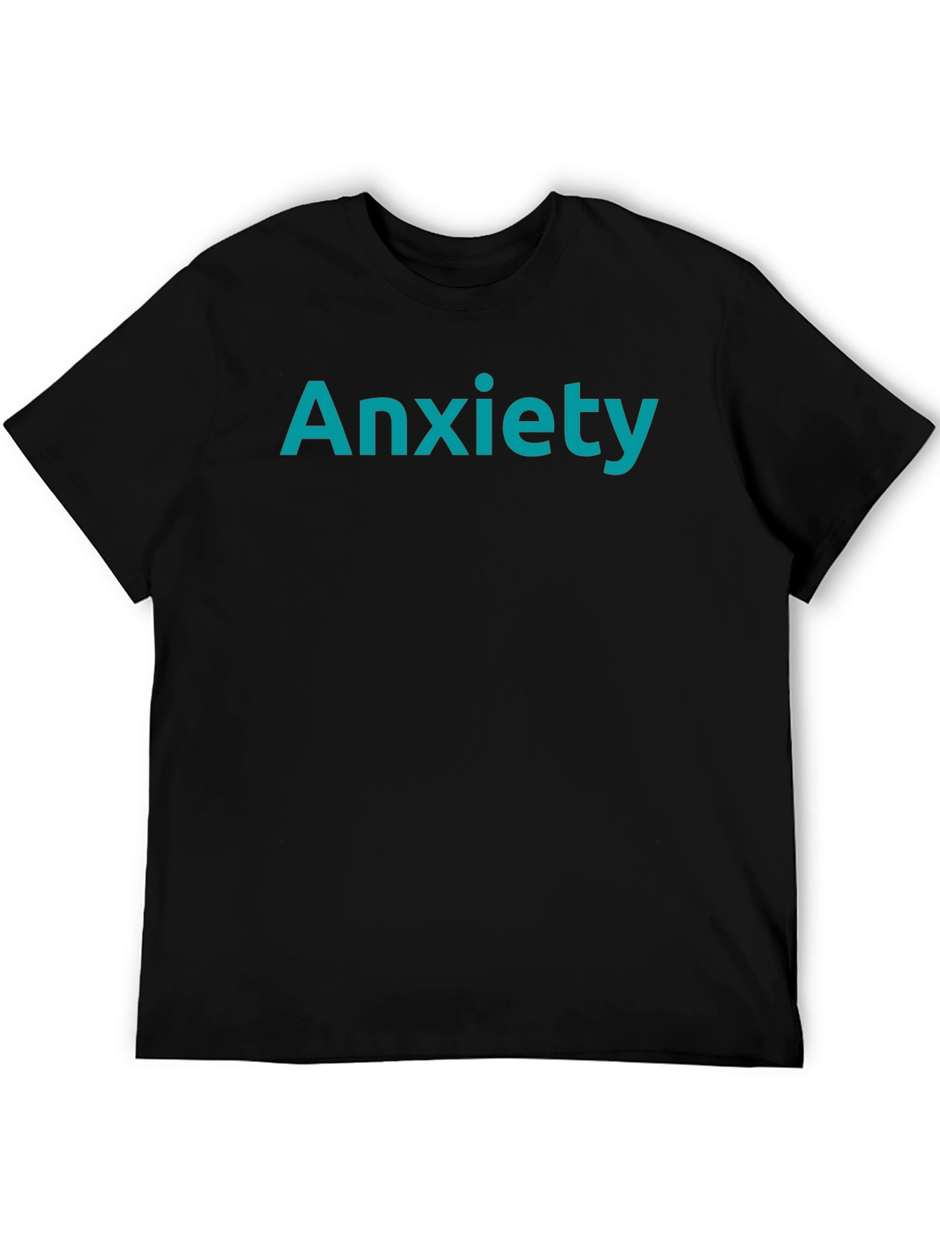 Anxiety Tee - Black Comfort Fit