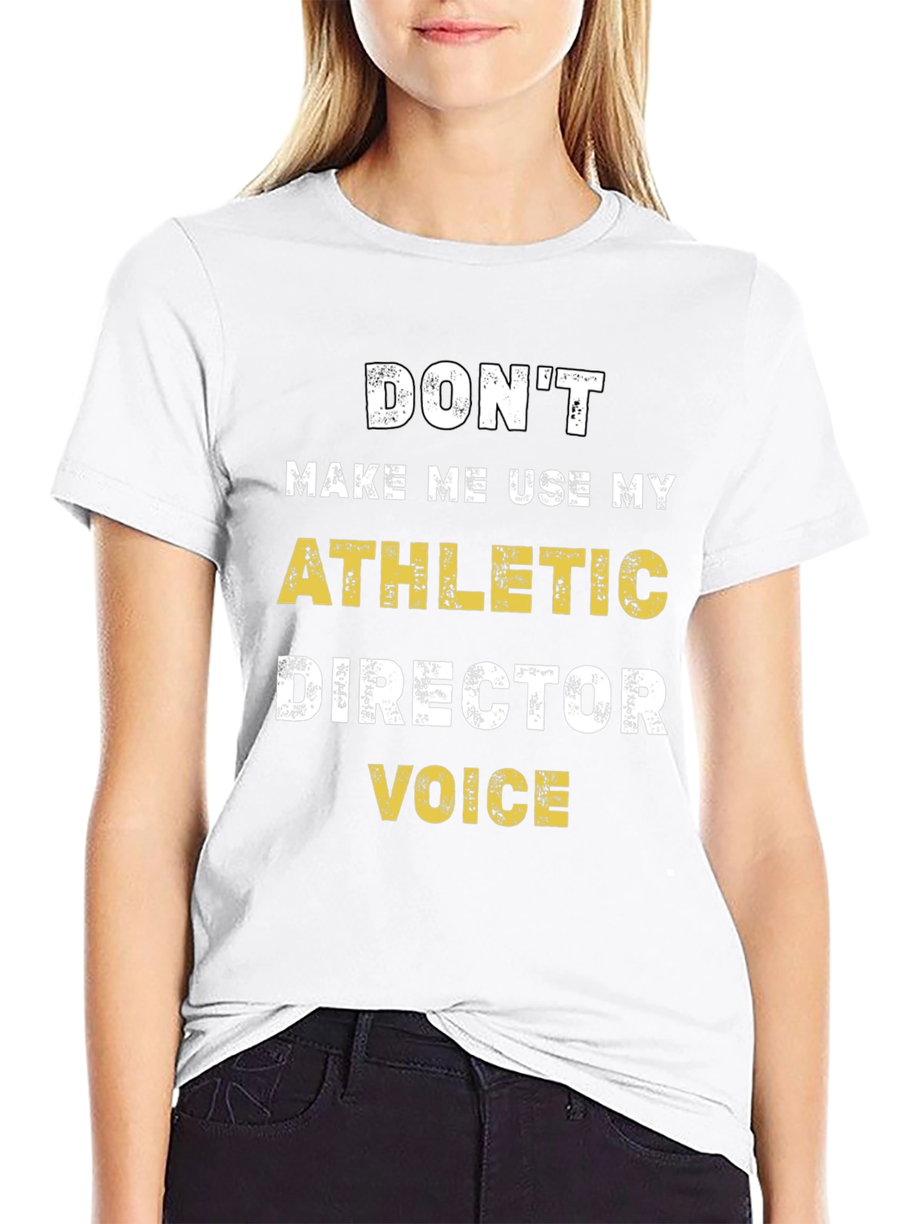 Athletic Director Voice T-Shirt Funny Coach Tee