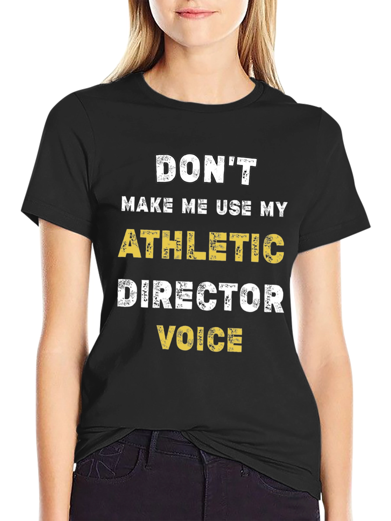 Athletic Director Voice T-Shirt Funny Coach Tee