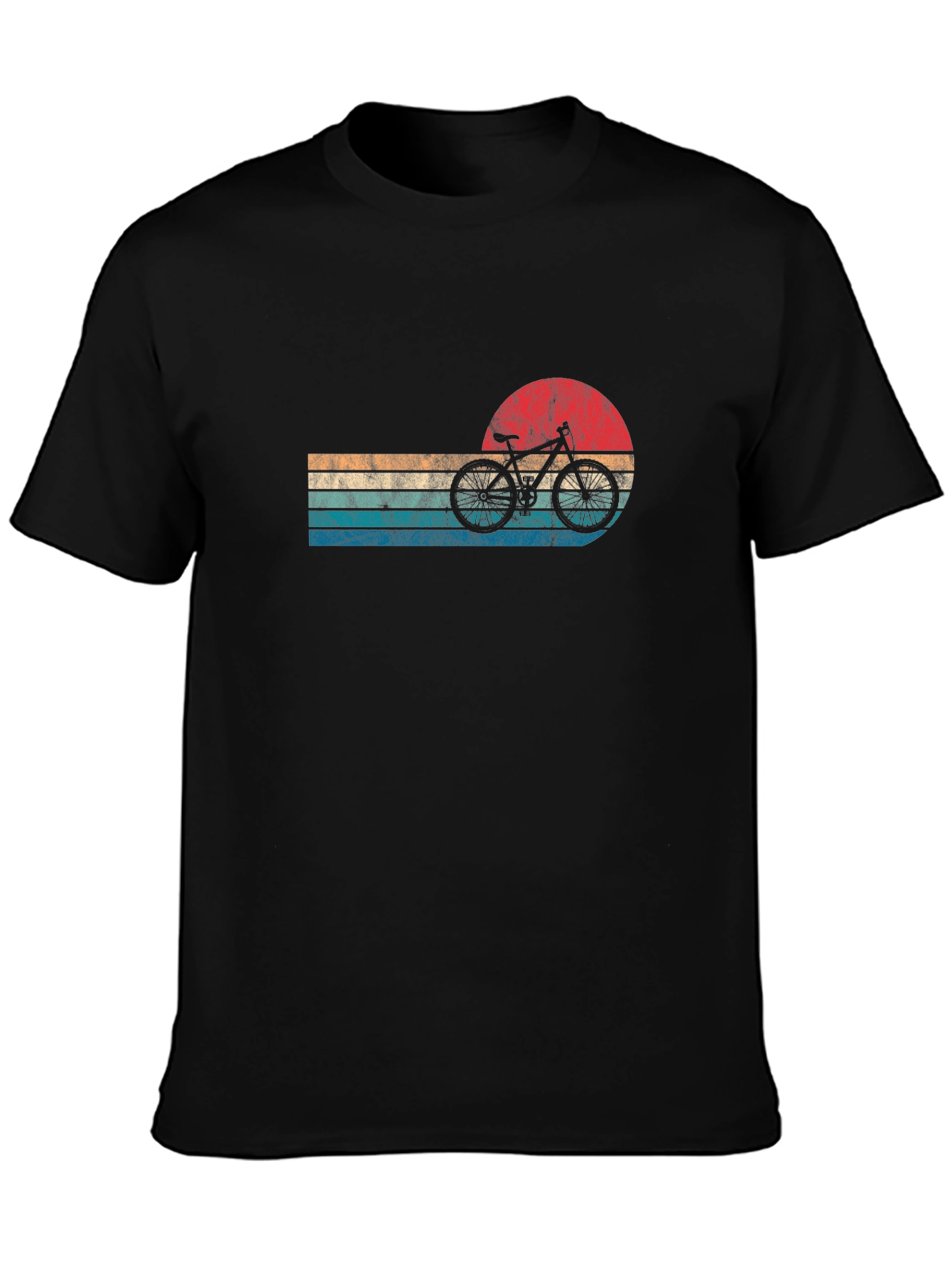 Retro Bicycle Graphic Tee - Vintage Cycling T-Shirt
