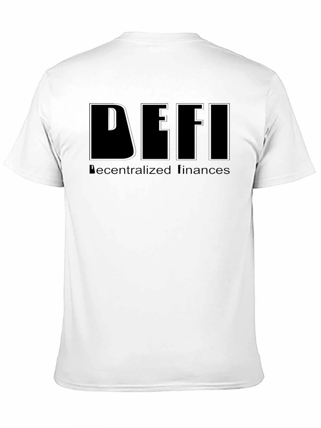 DeFi Decentralized Finances Black T-Shirt