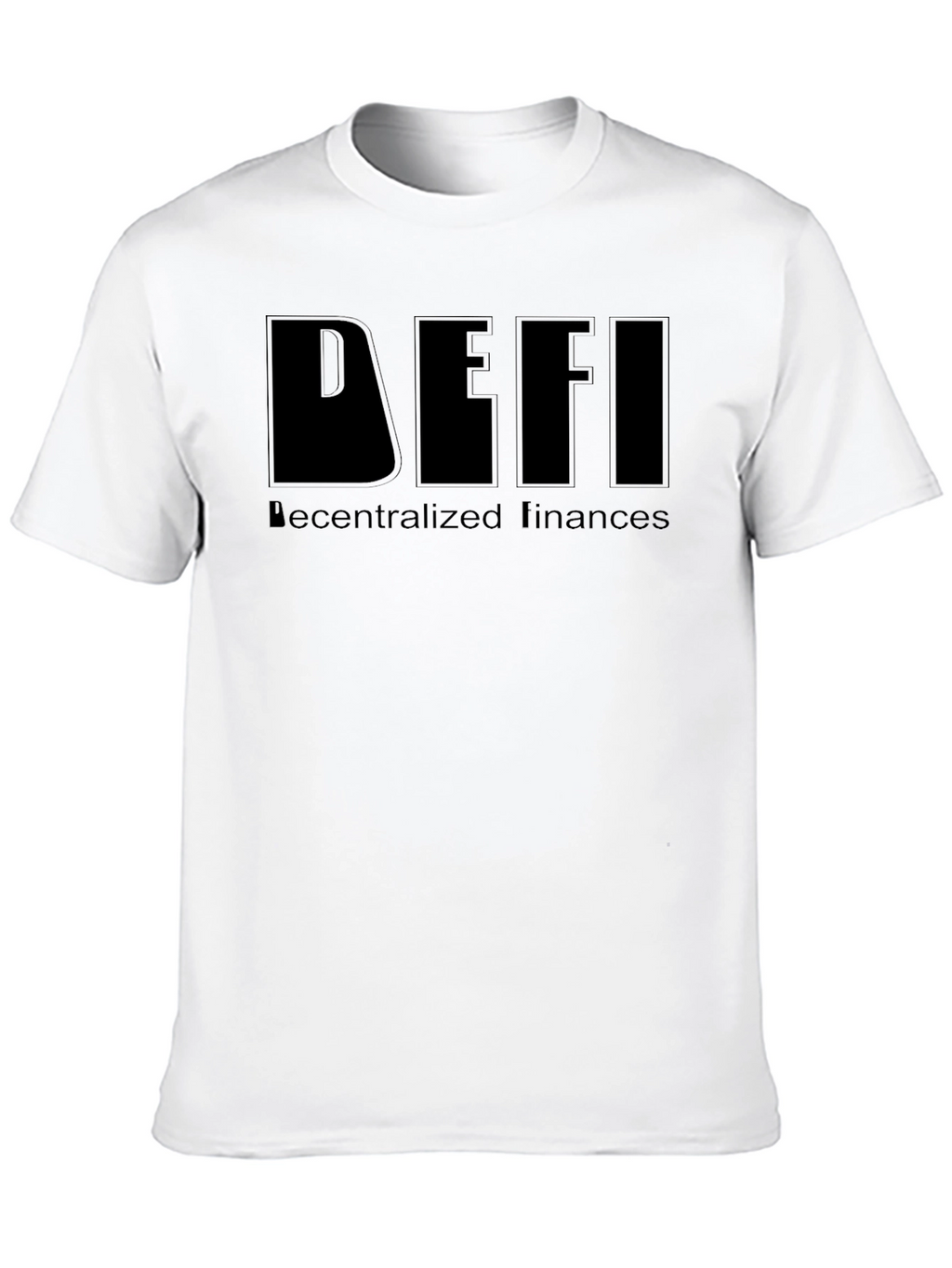 DeFi Decentralized Finances Black T-Shirt