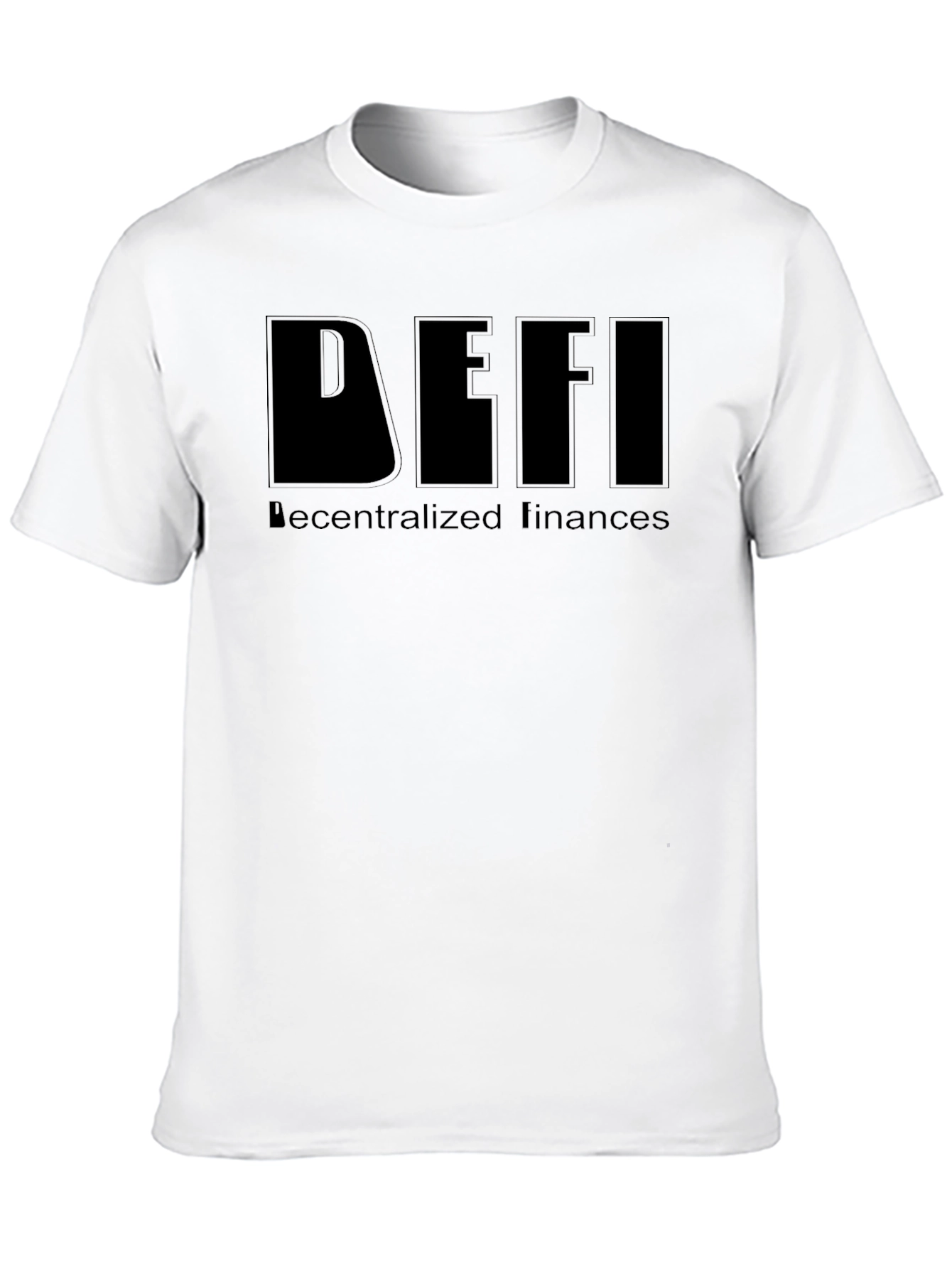 DeFi Decentralized Finances Black T-Shirt