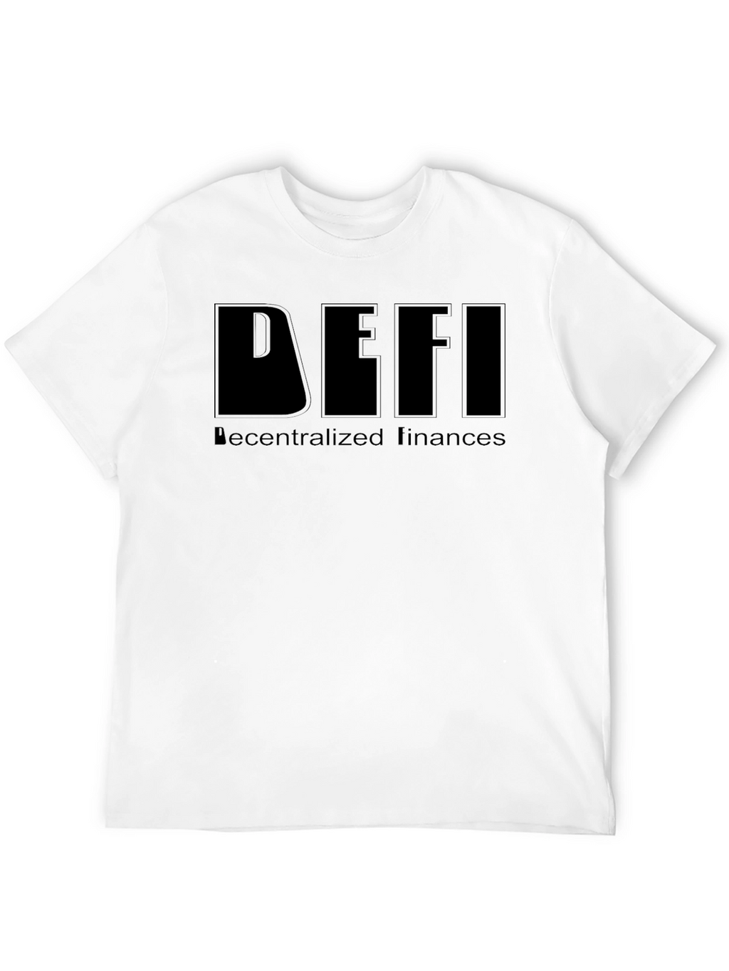 DeFi Decentralized Finances Black T-Shirt