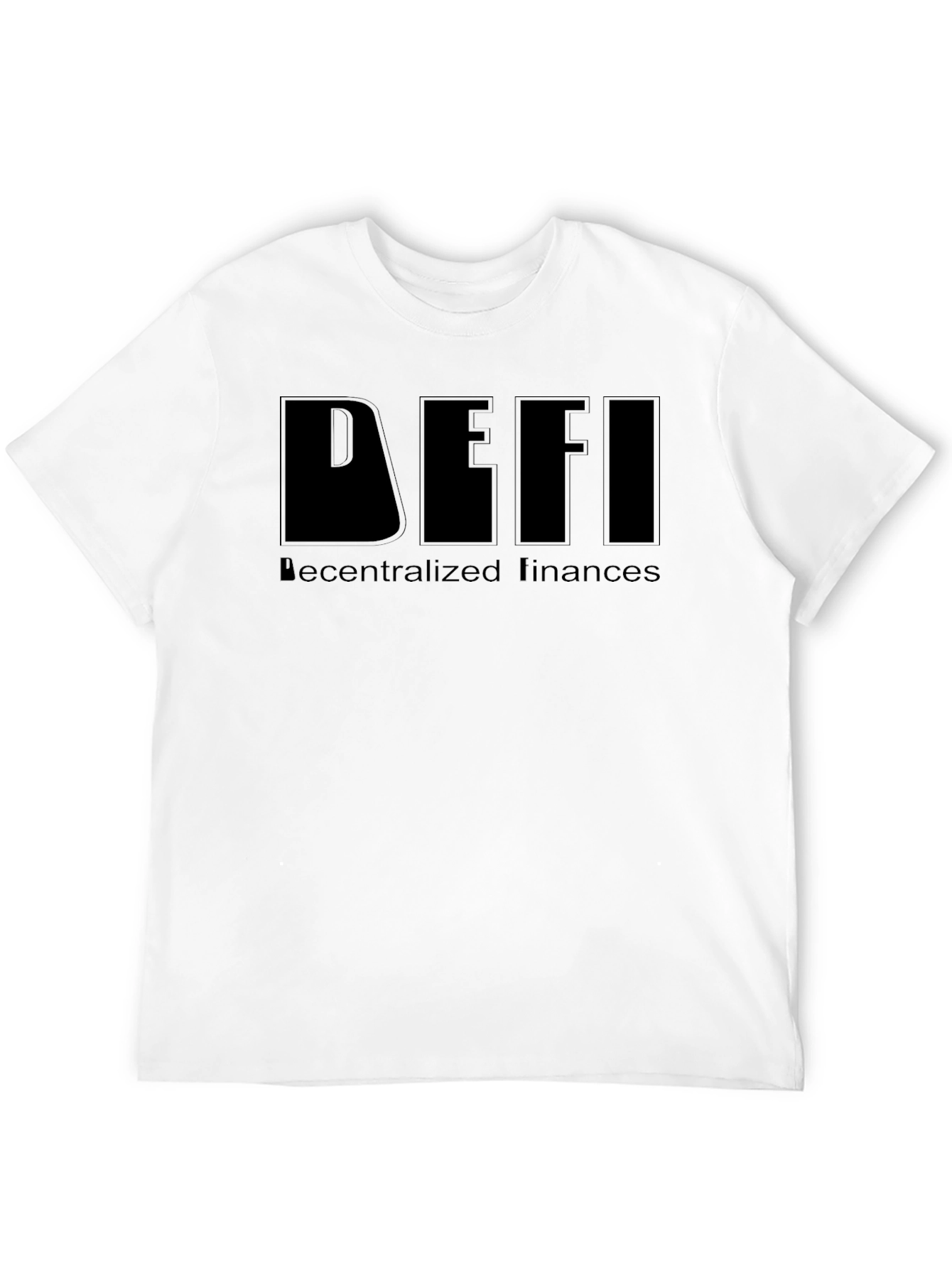 DeFi Decentralized Finances Black T-Shirt