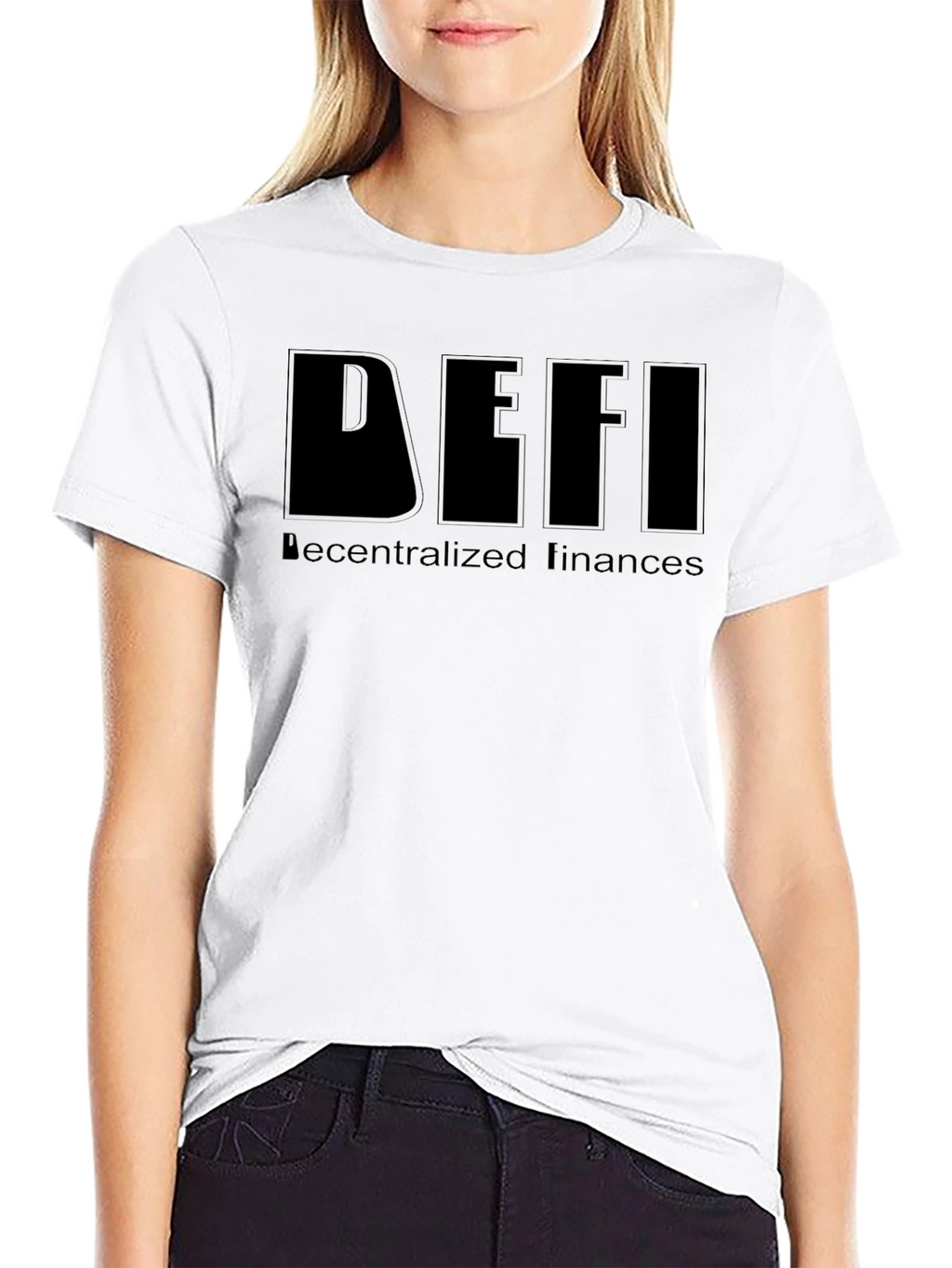 DeFi Decentralized Finances Black T-Shirt