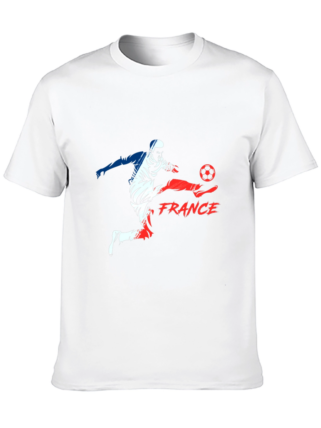 France Soccer T-Shirt - Black Graphic Tee