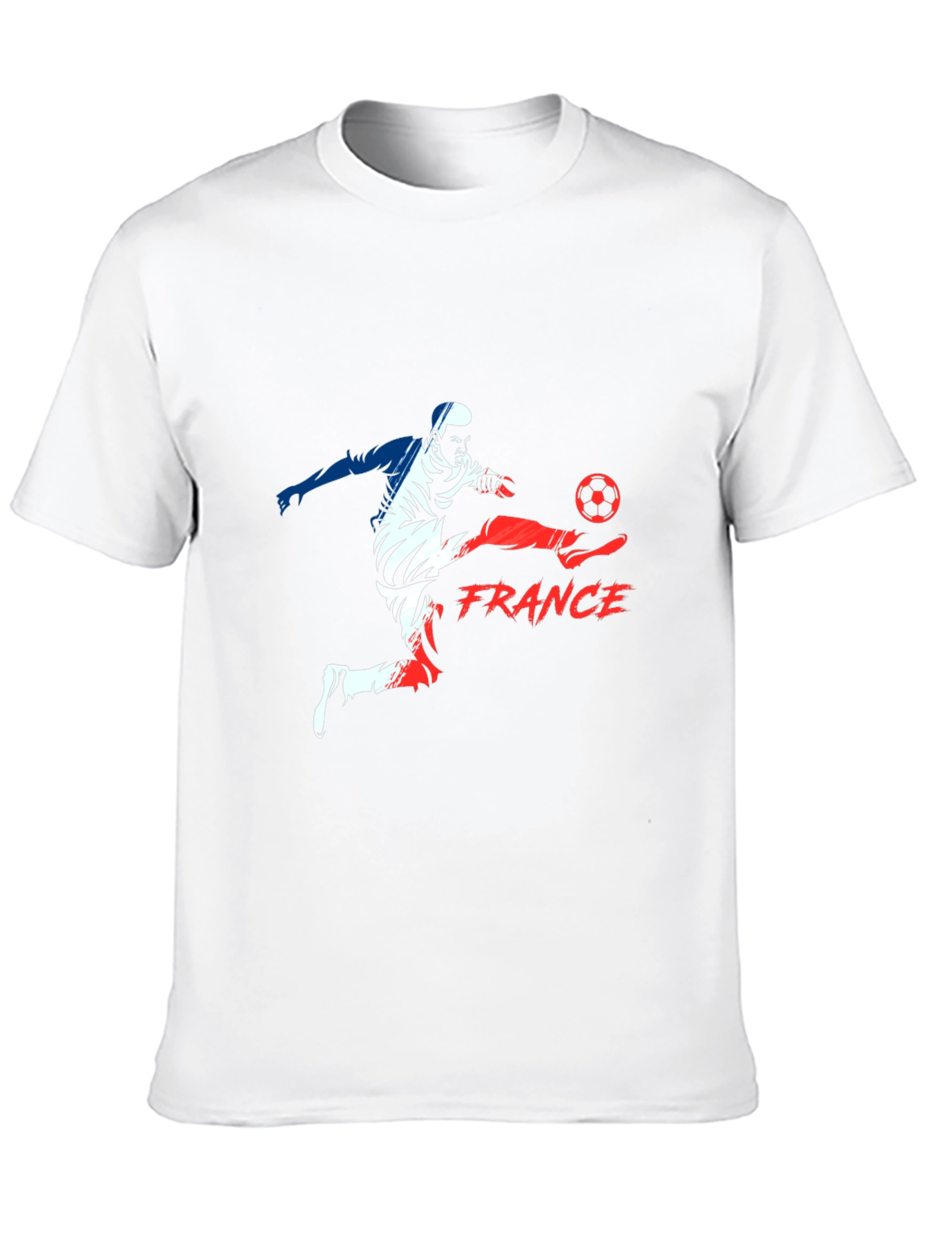 France Soccer T-Shirt - Black Graphic Tee