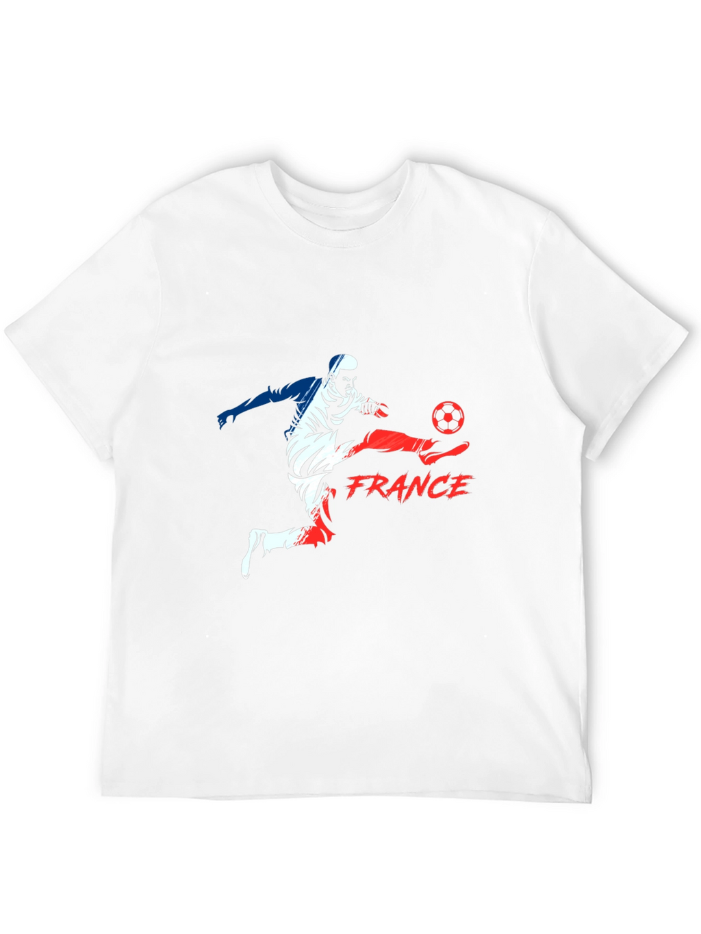 France Soccer T-Shirt - Black Graphic Tee