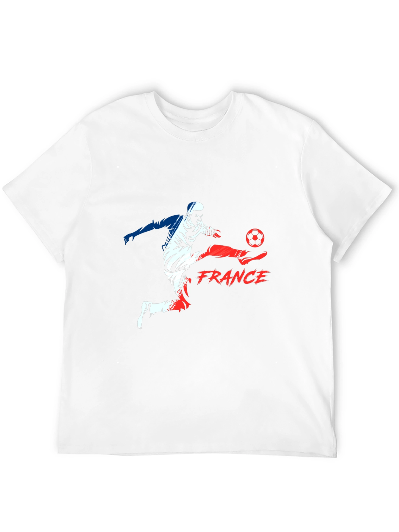 France Soccer T-Shirt - Black Graphic Tee
