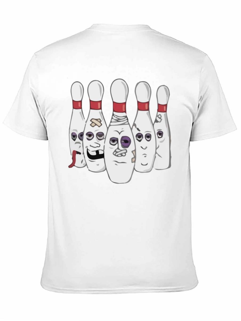 Bowling Pin Cartoon T-Shirt