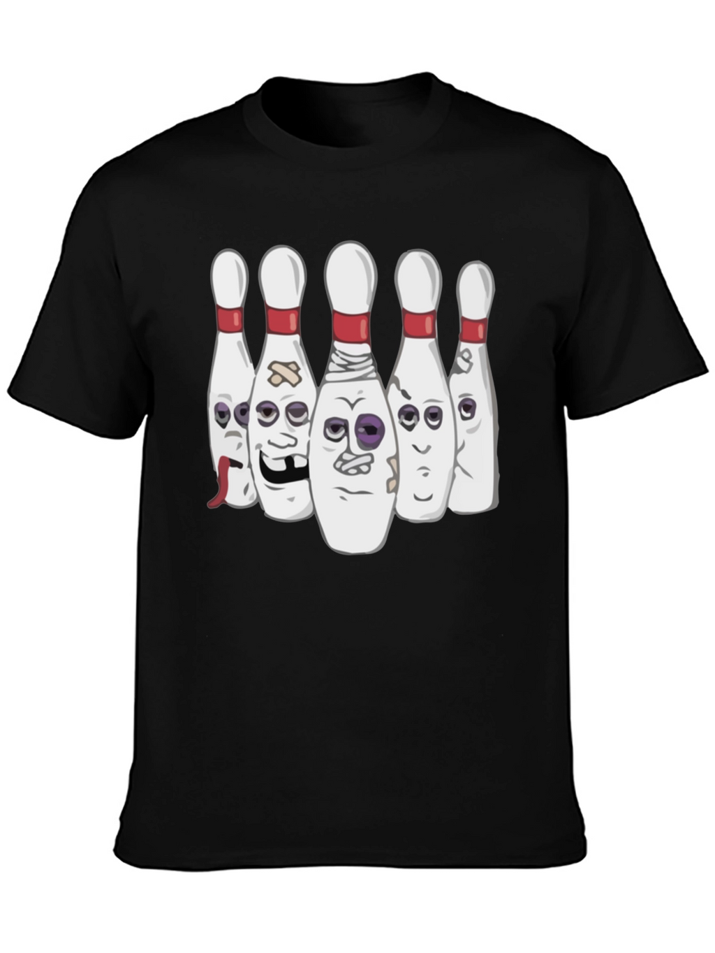 Bowling Pin Cartoon T-Shirt