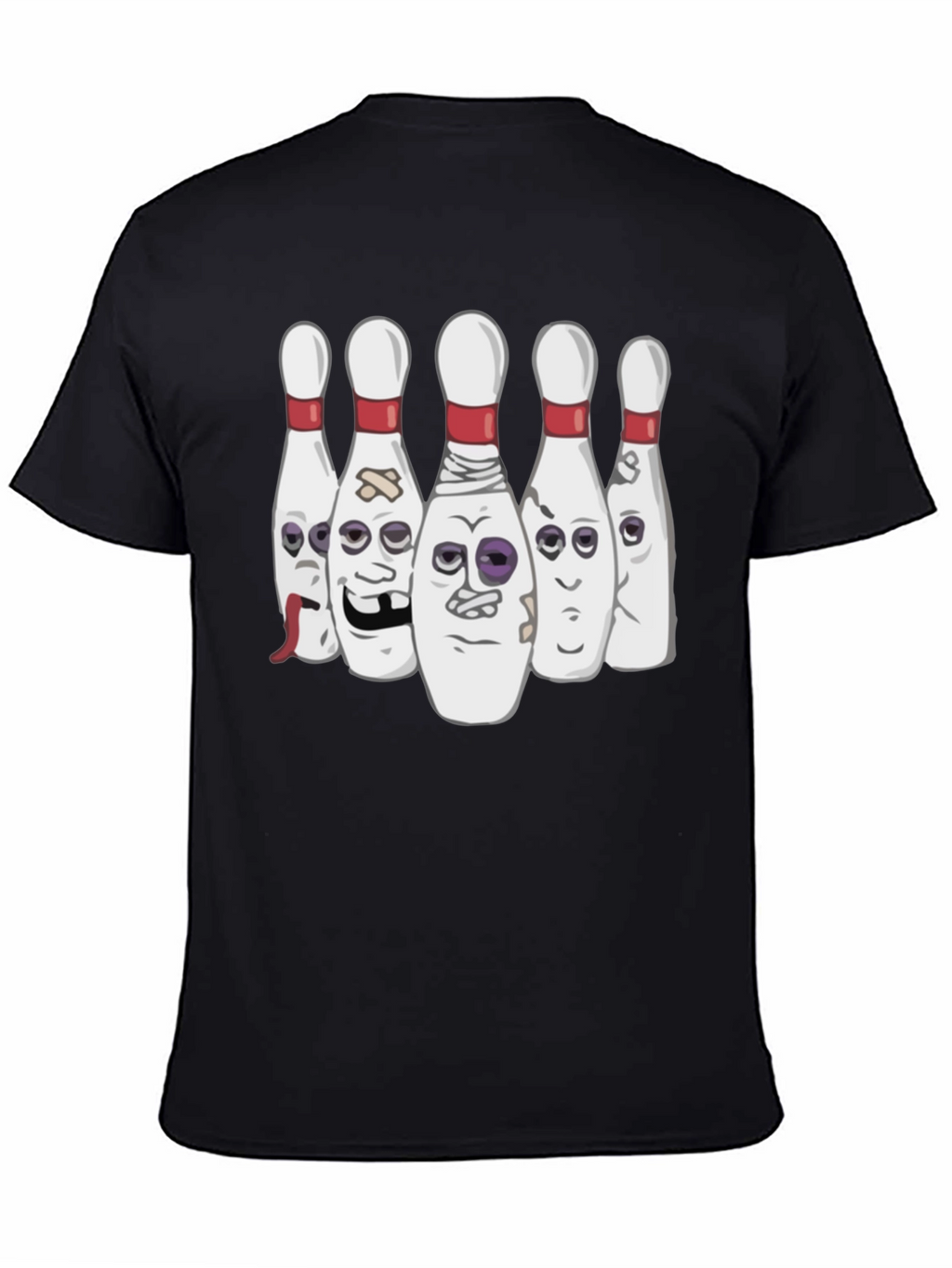 Bowling Pin Cartoon T-Shirt