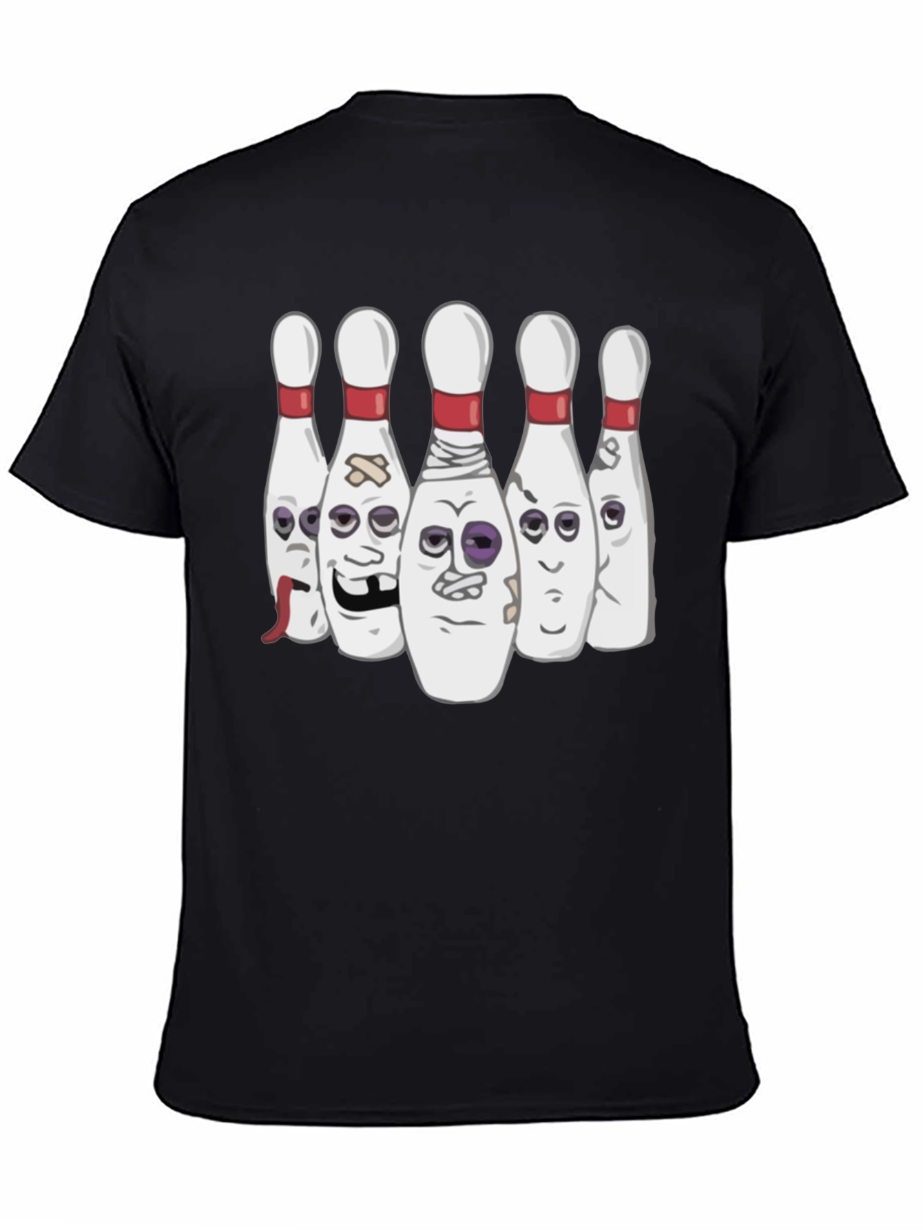 Bowling Pin Cartoon T-Shirt