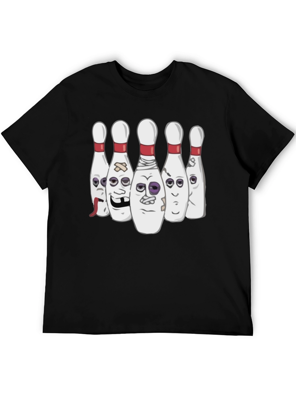 Bowling Pin Cartoon T-Shirt