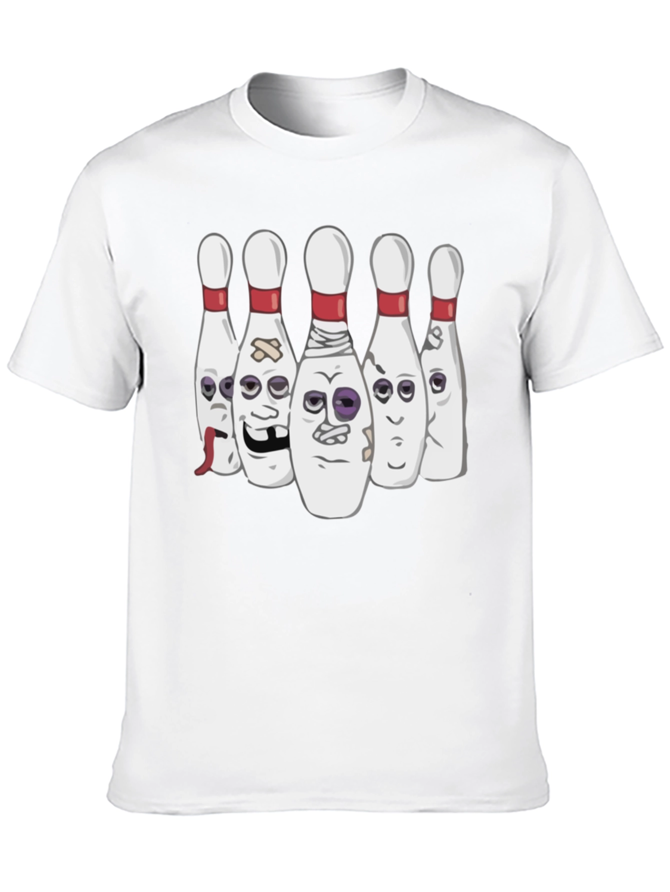 Bowling Pin Cartoon T-Shirt