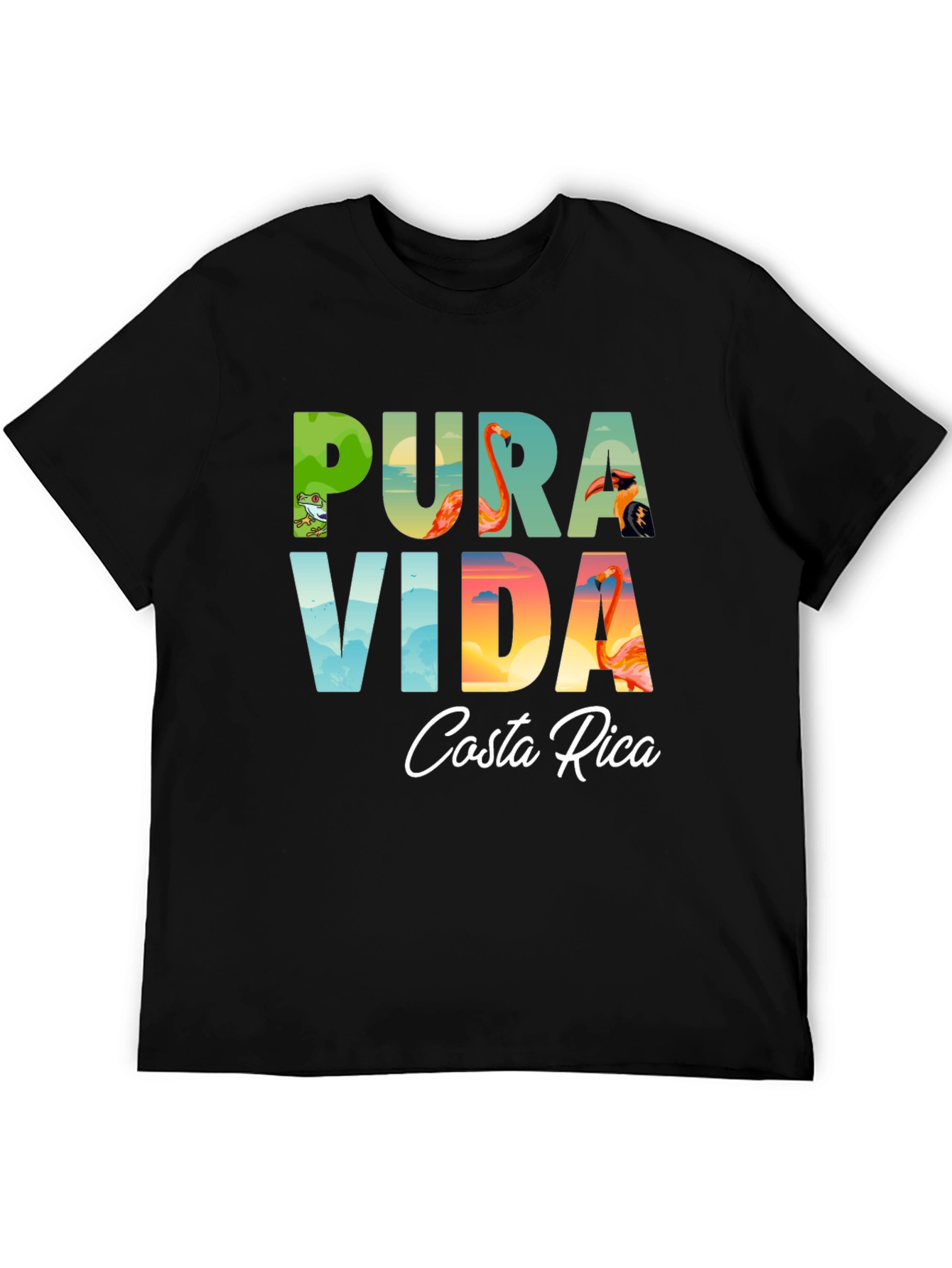 Pura Vida Costa Rica Graphic T-Shirt