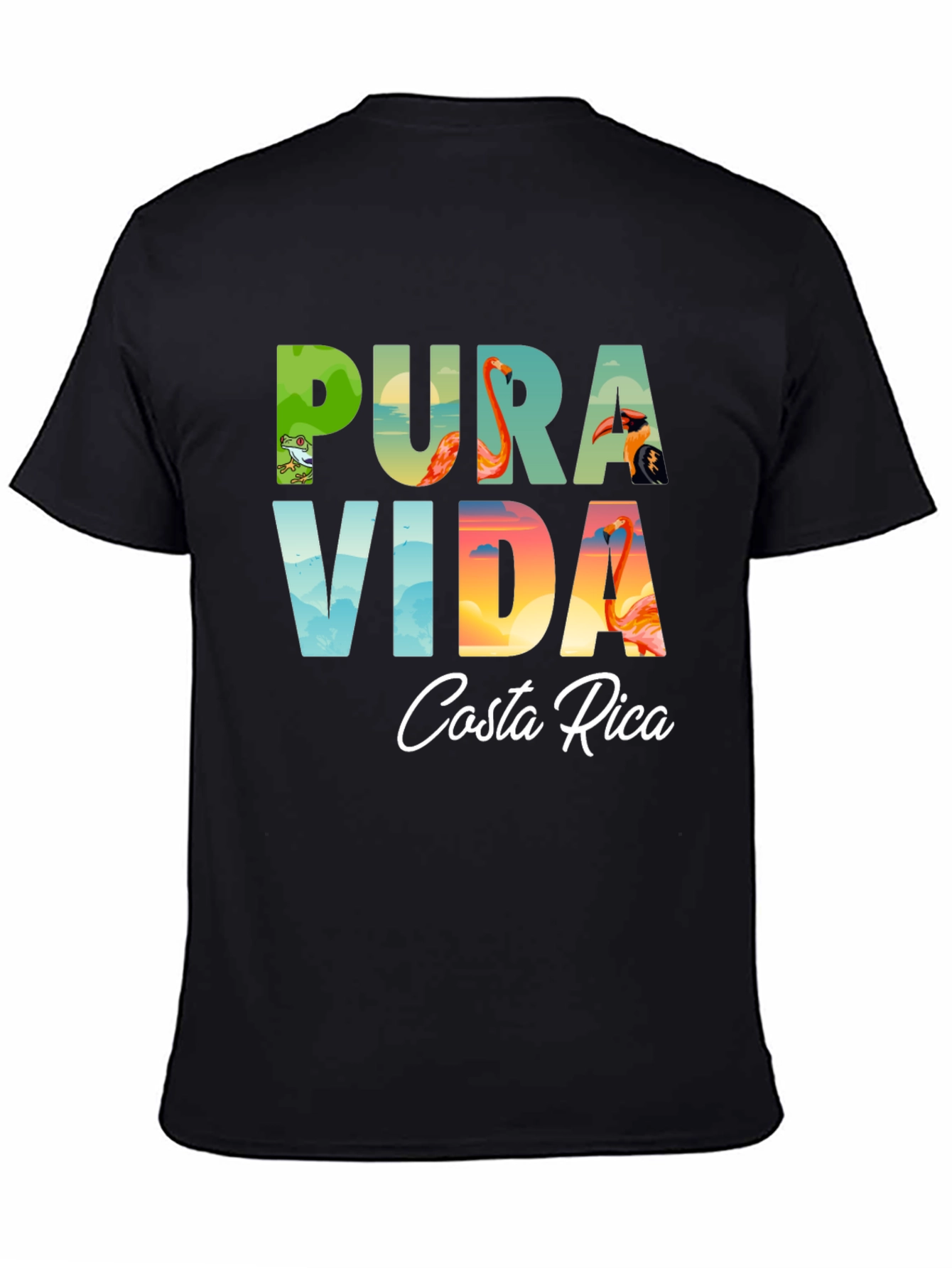 Pura Vida Costa Rica Graphic T-Shirt