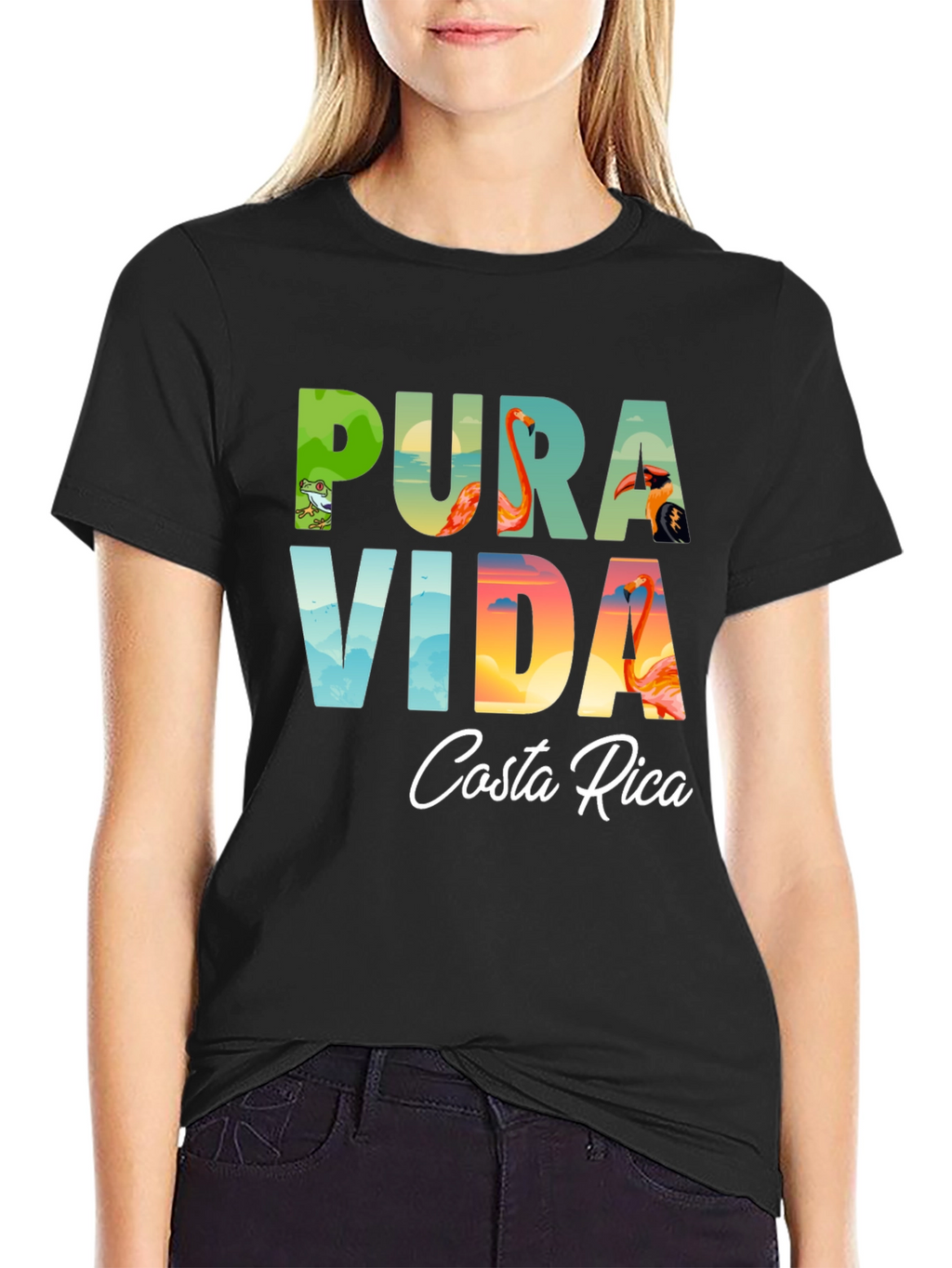 Pura Vida Costa Rica Graphic T-Shirt
