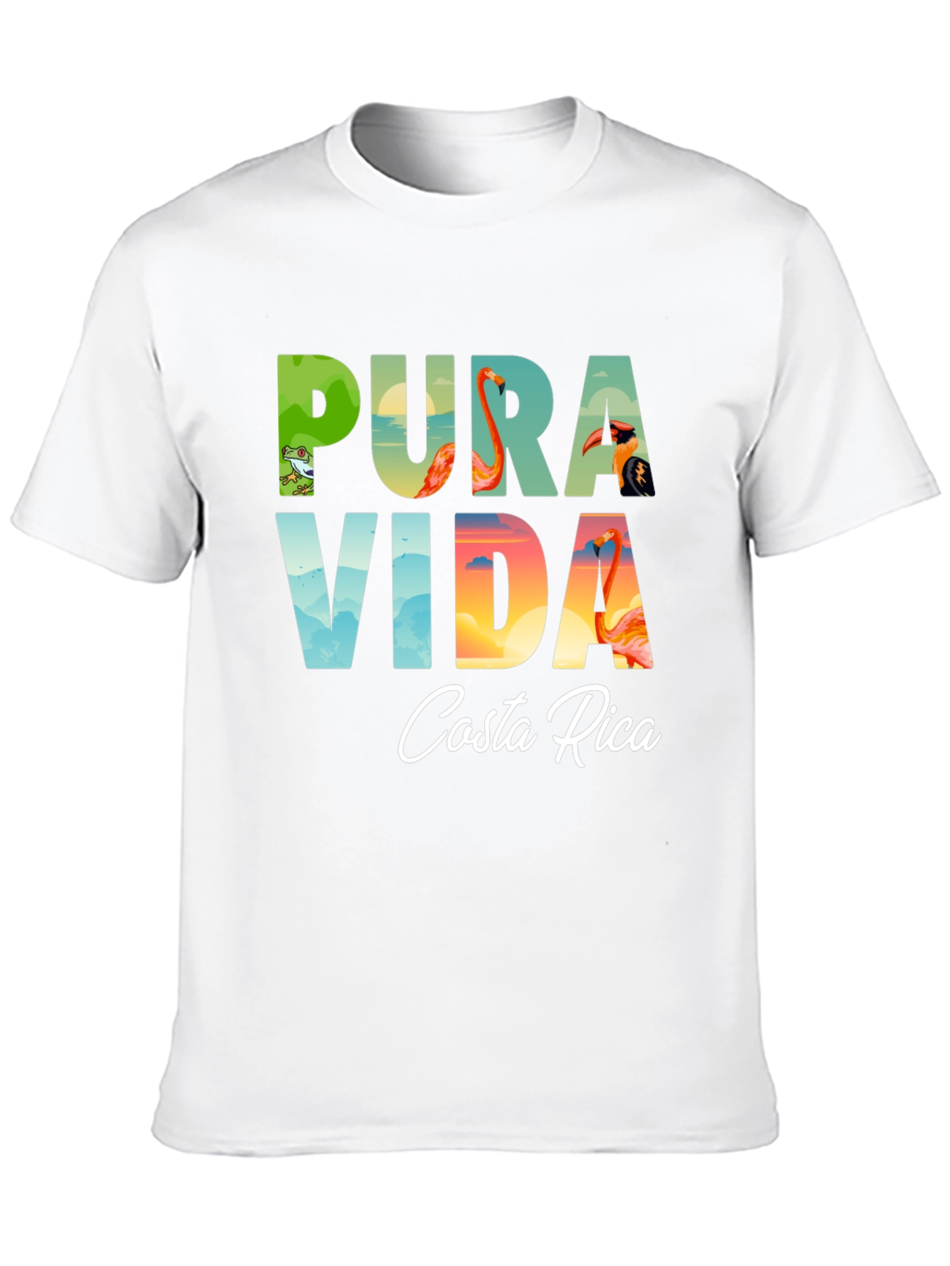 Pura Vida Costa Rica Graphic T-Shirt