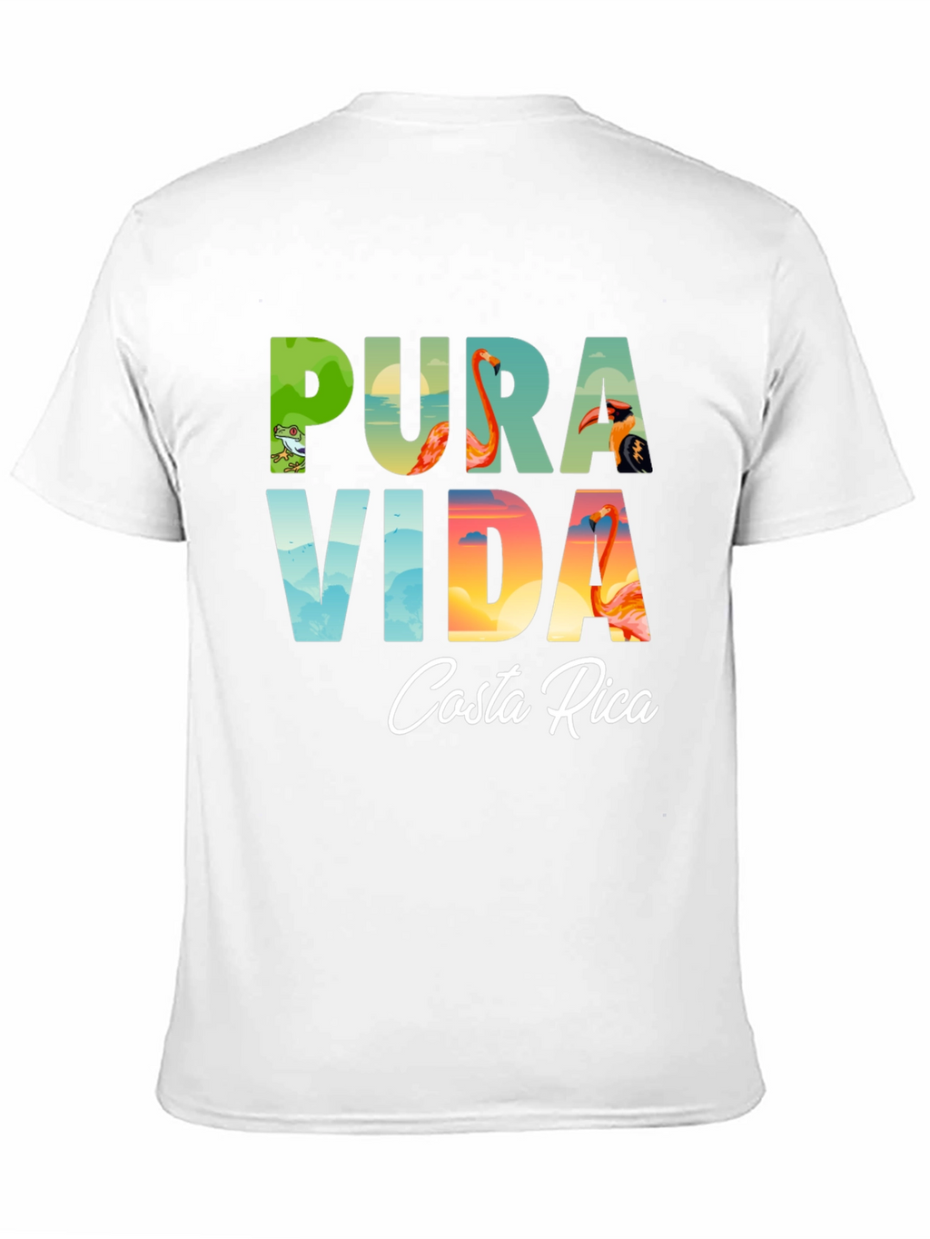 Pura Vida Costa Rica Graphic T-Shirt