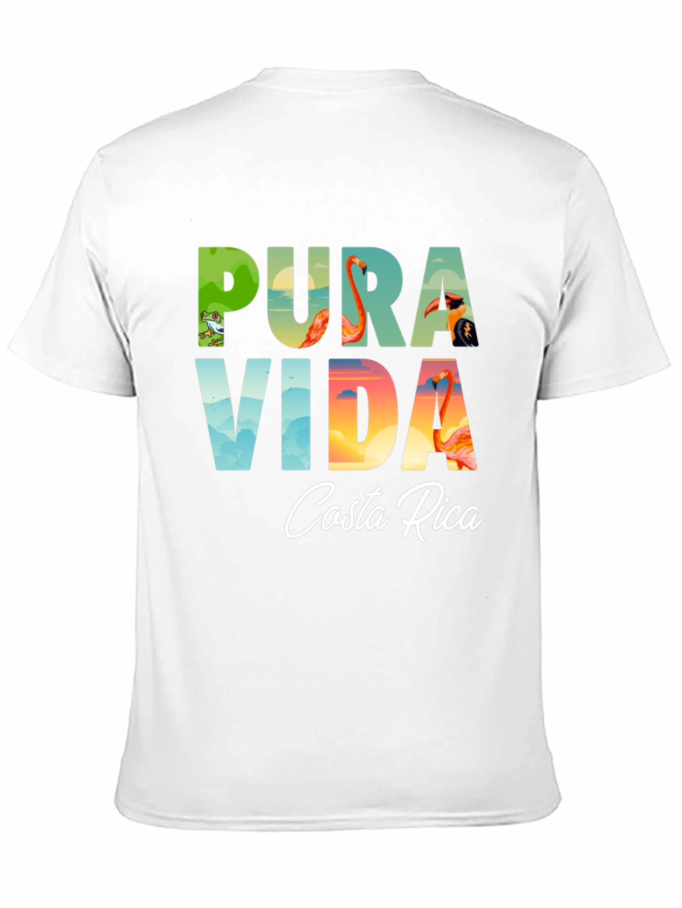 Pura Vida Costa Rica Graphic T-Shirt