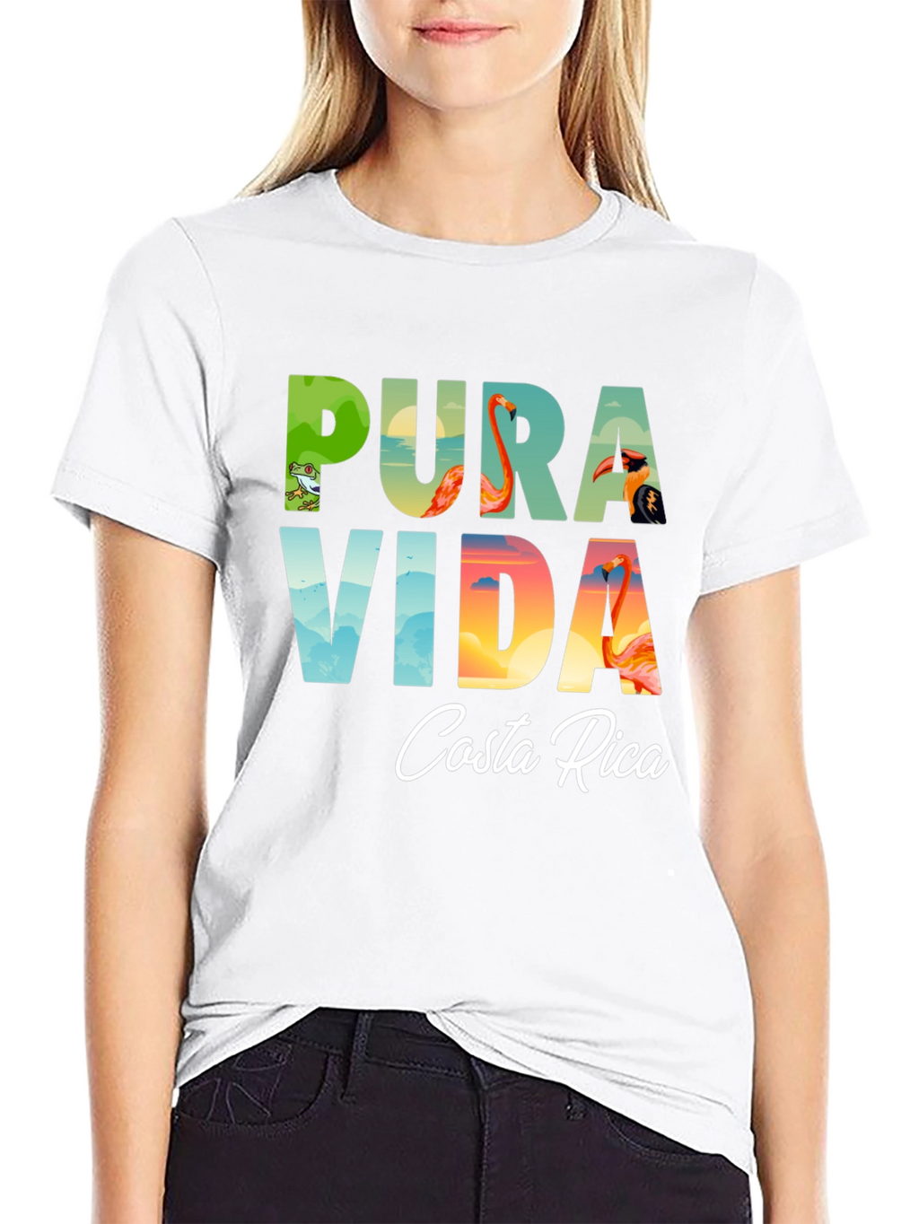 Pura Vida Costa Rica Graphic T-Shirt