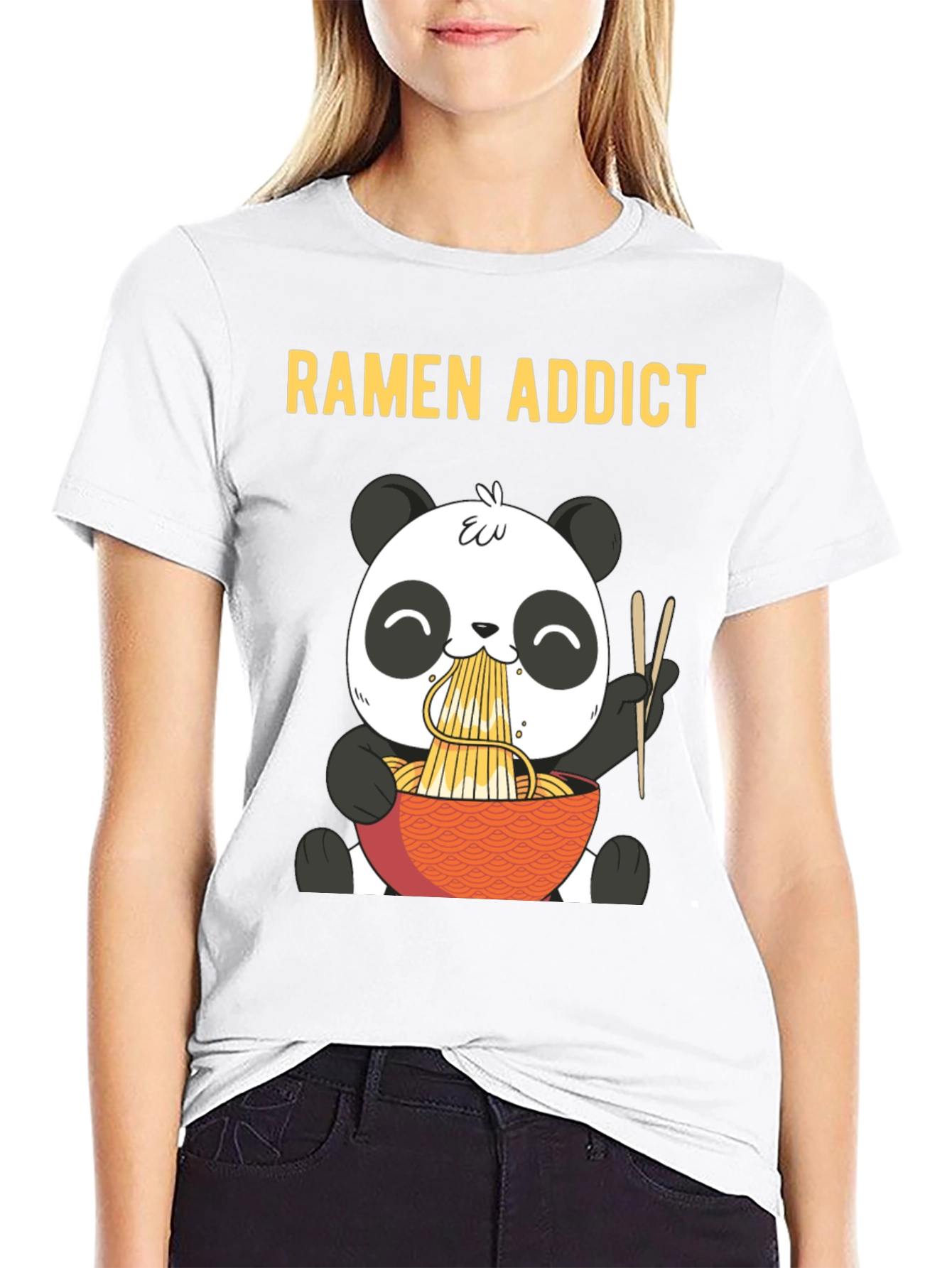 Ramen Addict Panda Graphic Tee