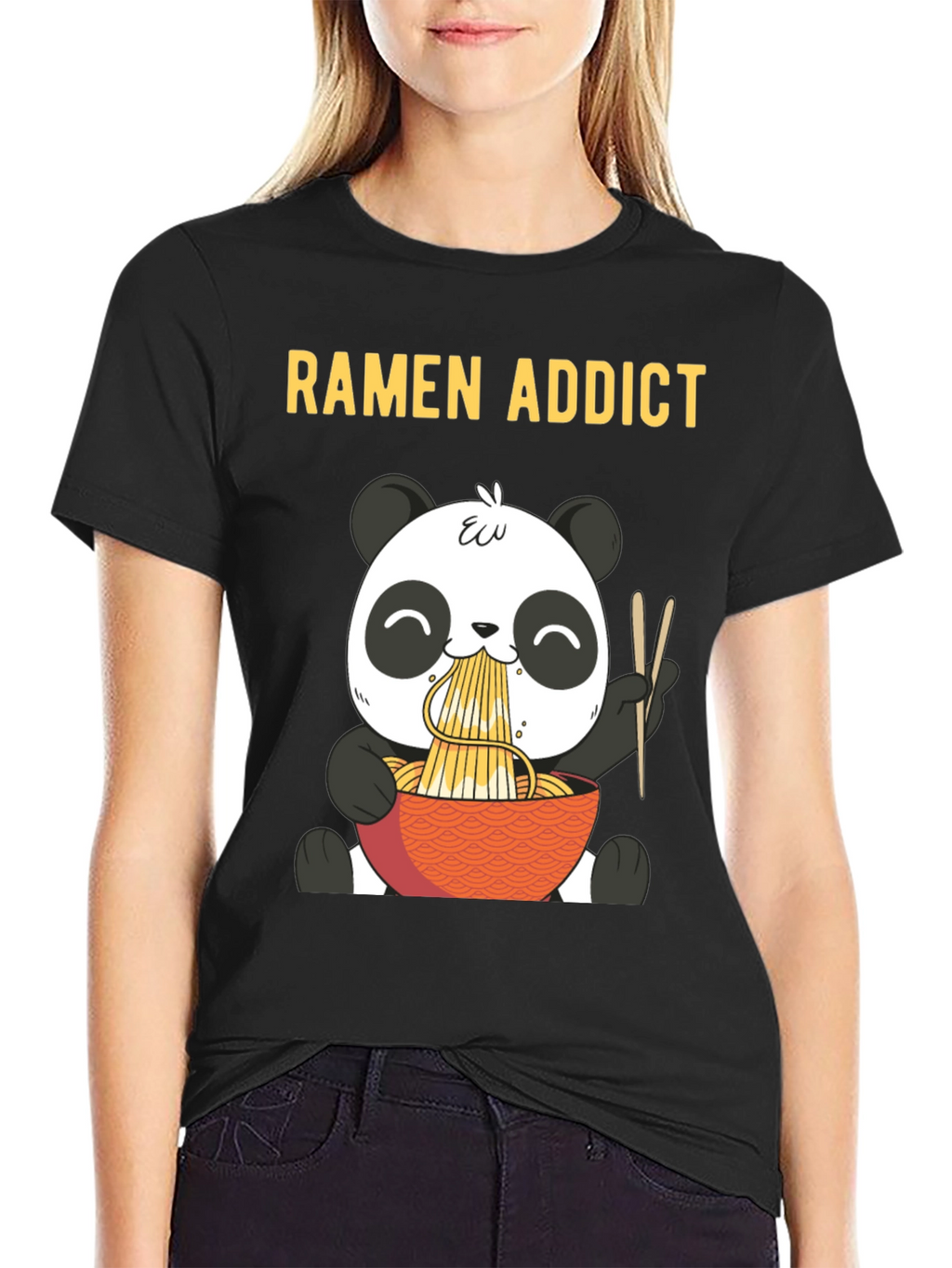 Ramen Addict Panda Graphic Tee