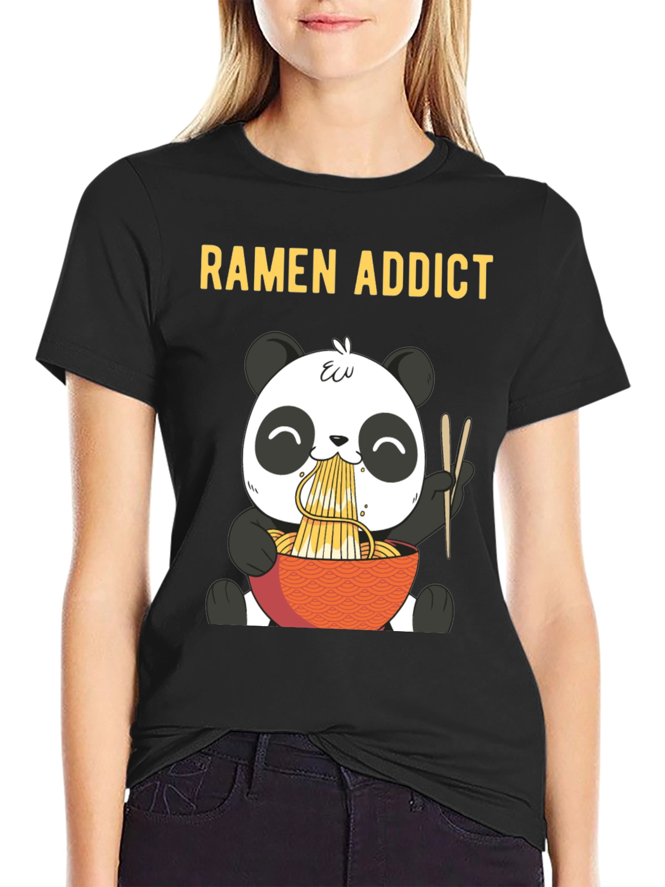 Ramen Addict Panda Graphic Tee