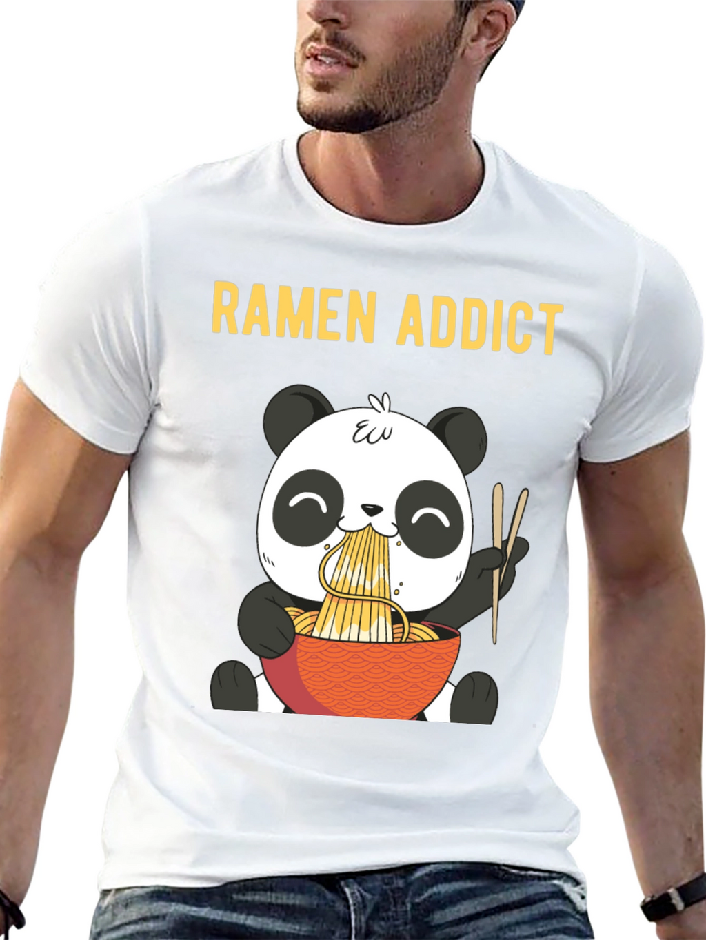 Ramen Addict Panda Graphic Tee
