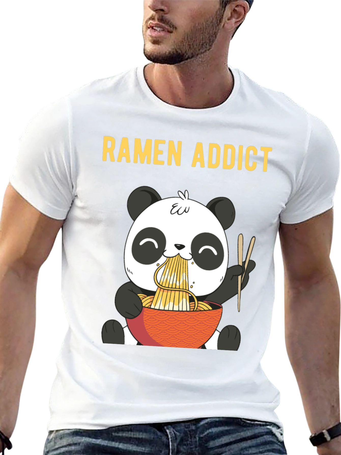 Ramen Addict Panda Graphic Tee